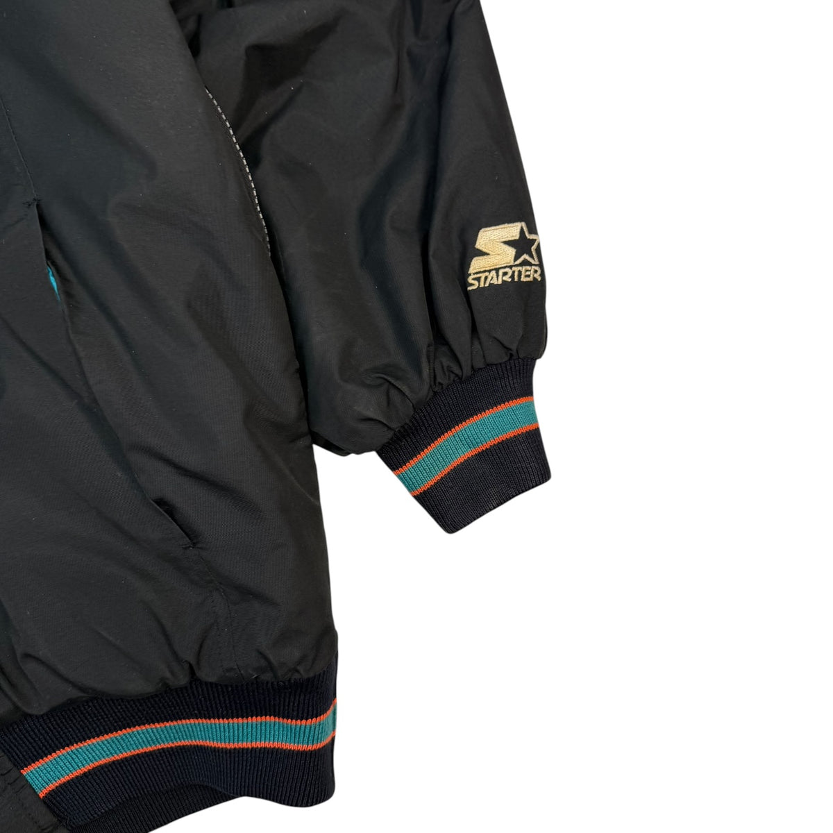 Vintage Starter Miami Dolphins Jacket Black