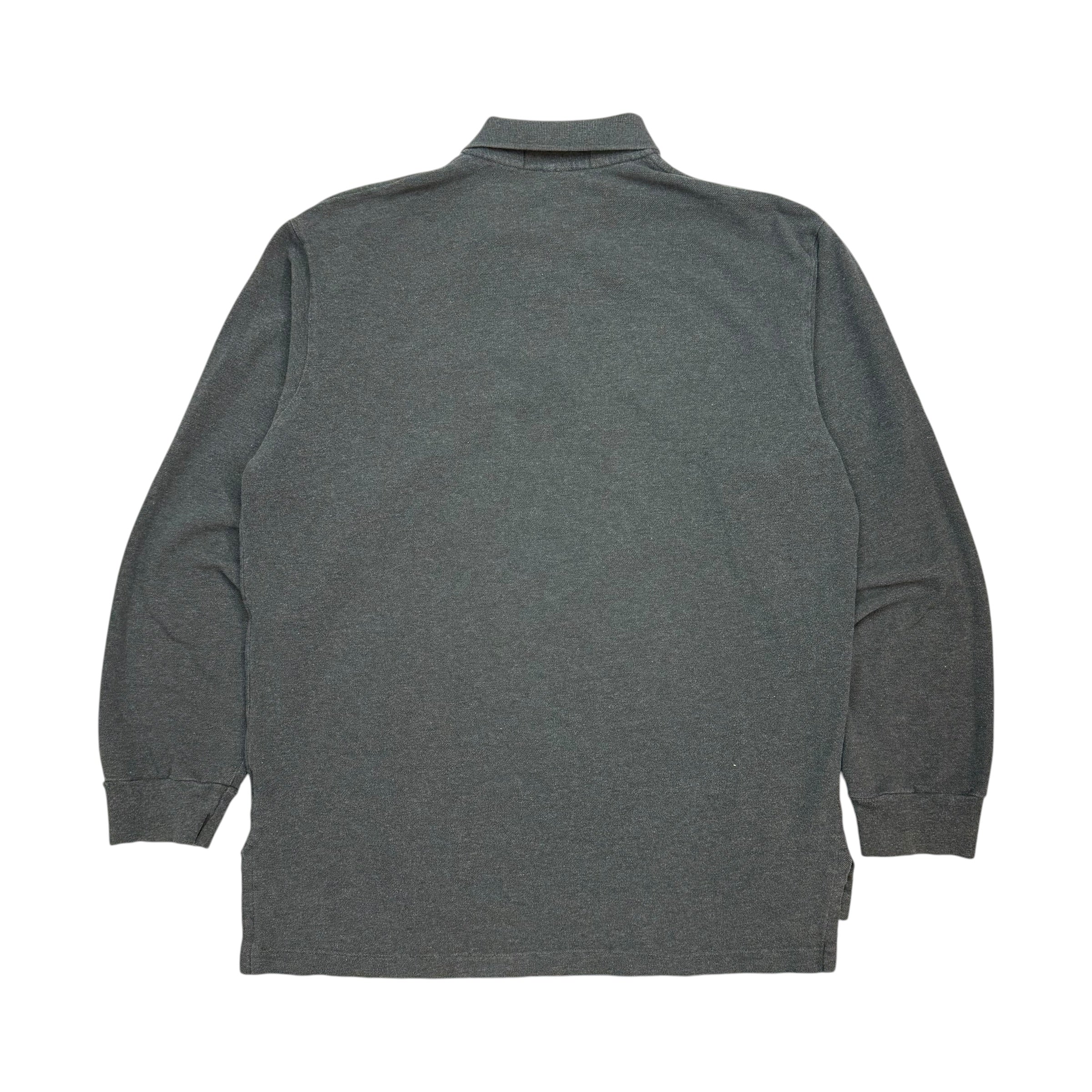 Vintage Polo Ralph Lauren L/S Polo Shirt Grey