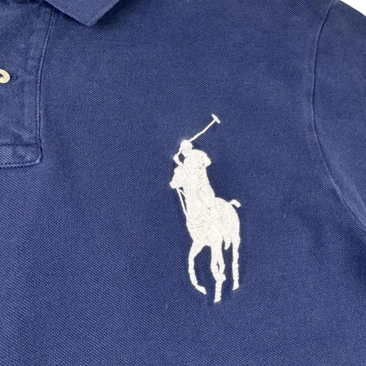 Vintage Polo Ralph Lauren Big Pony Polo Shirt Navy