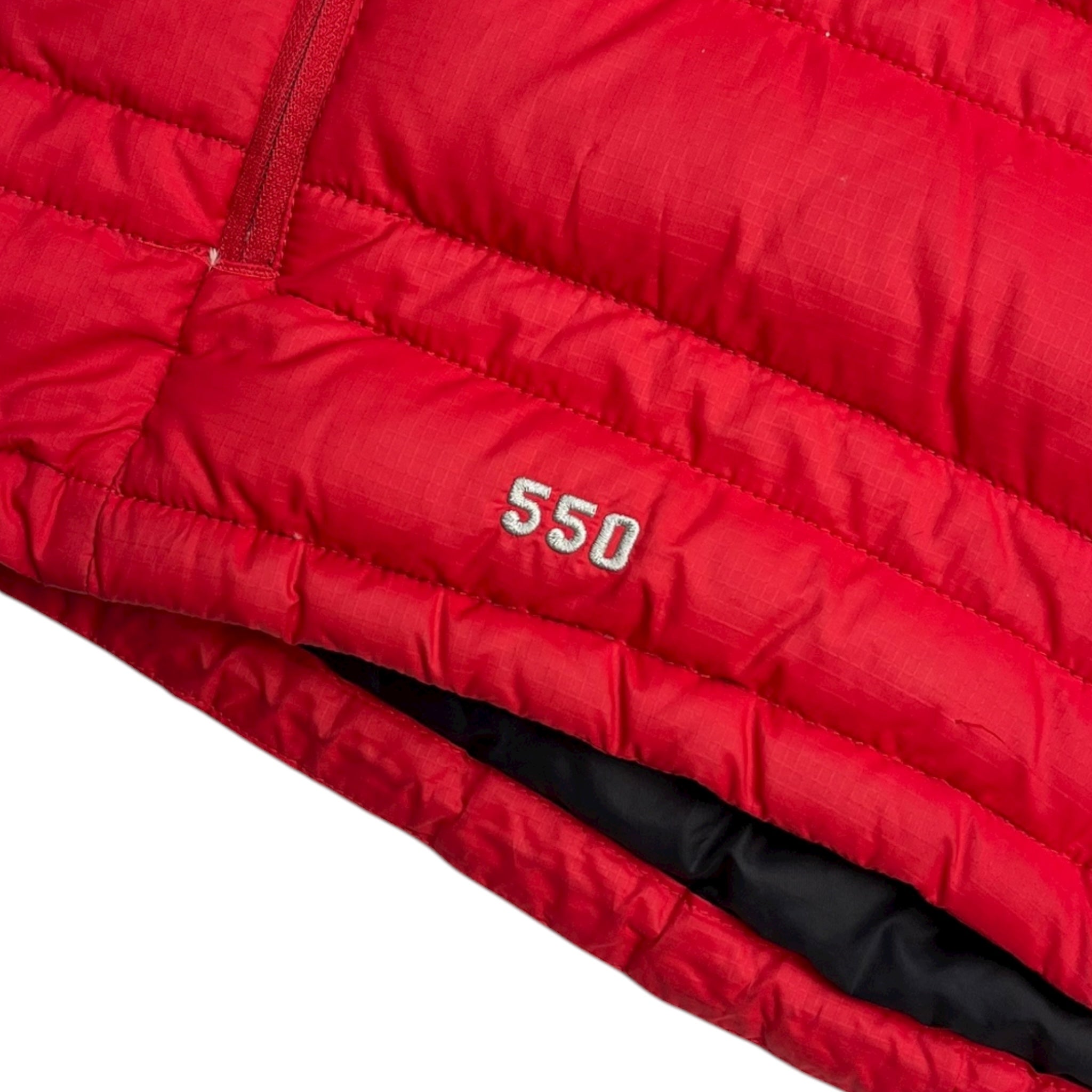 The North Face 550 Puffer Vest Red