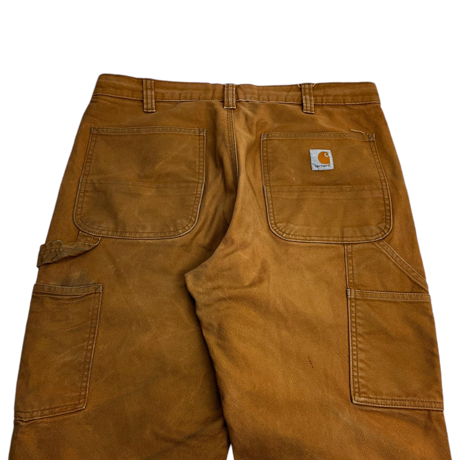 Carhartt Double Knee Work Pants Dark Tan