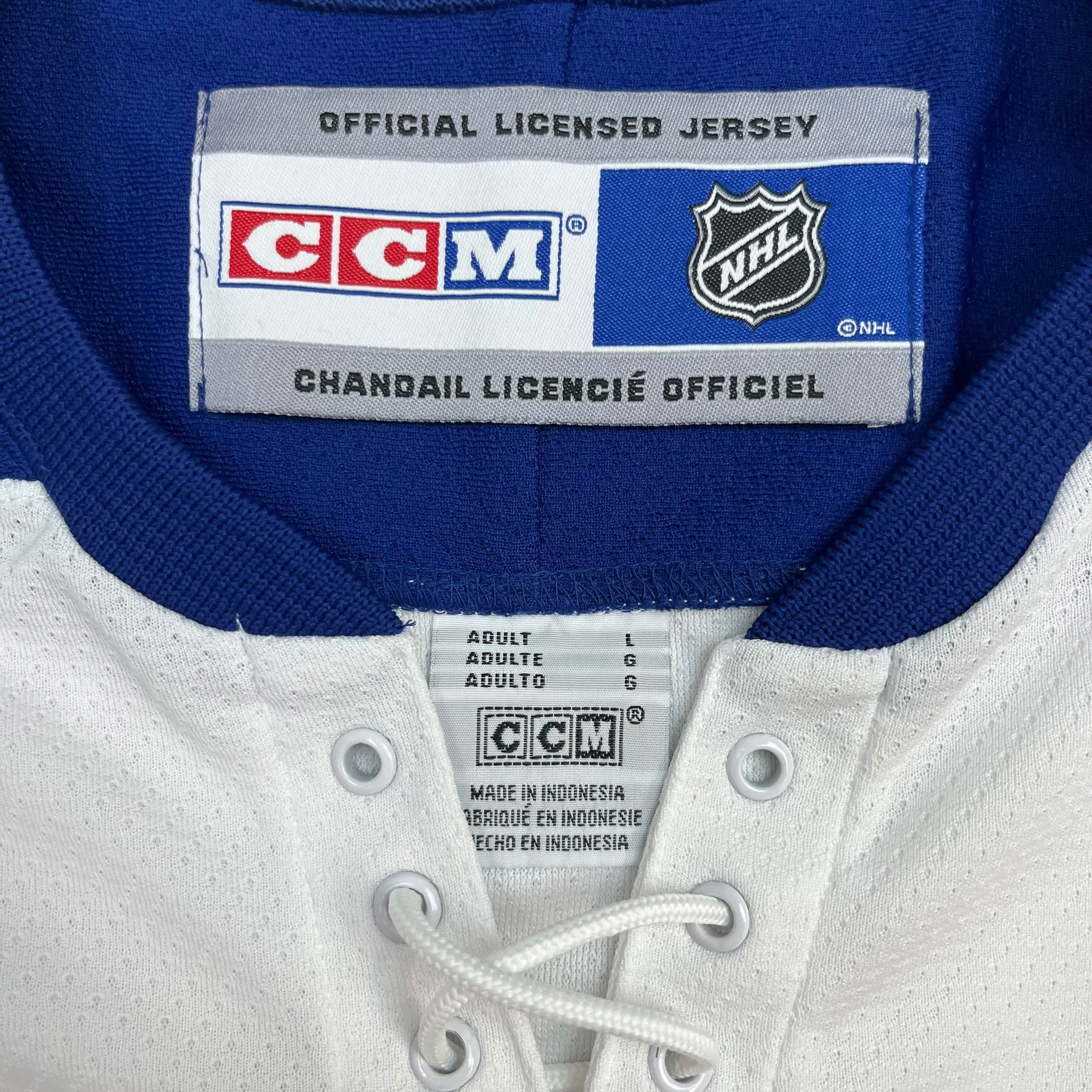 Vintage Toronto Maple Leafs CCM Jersey White/Blue
