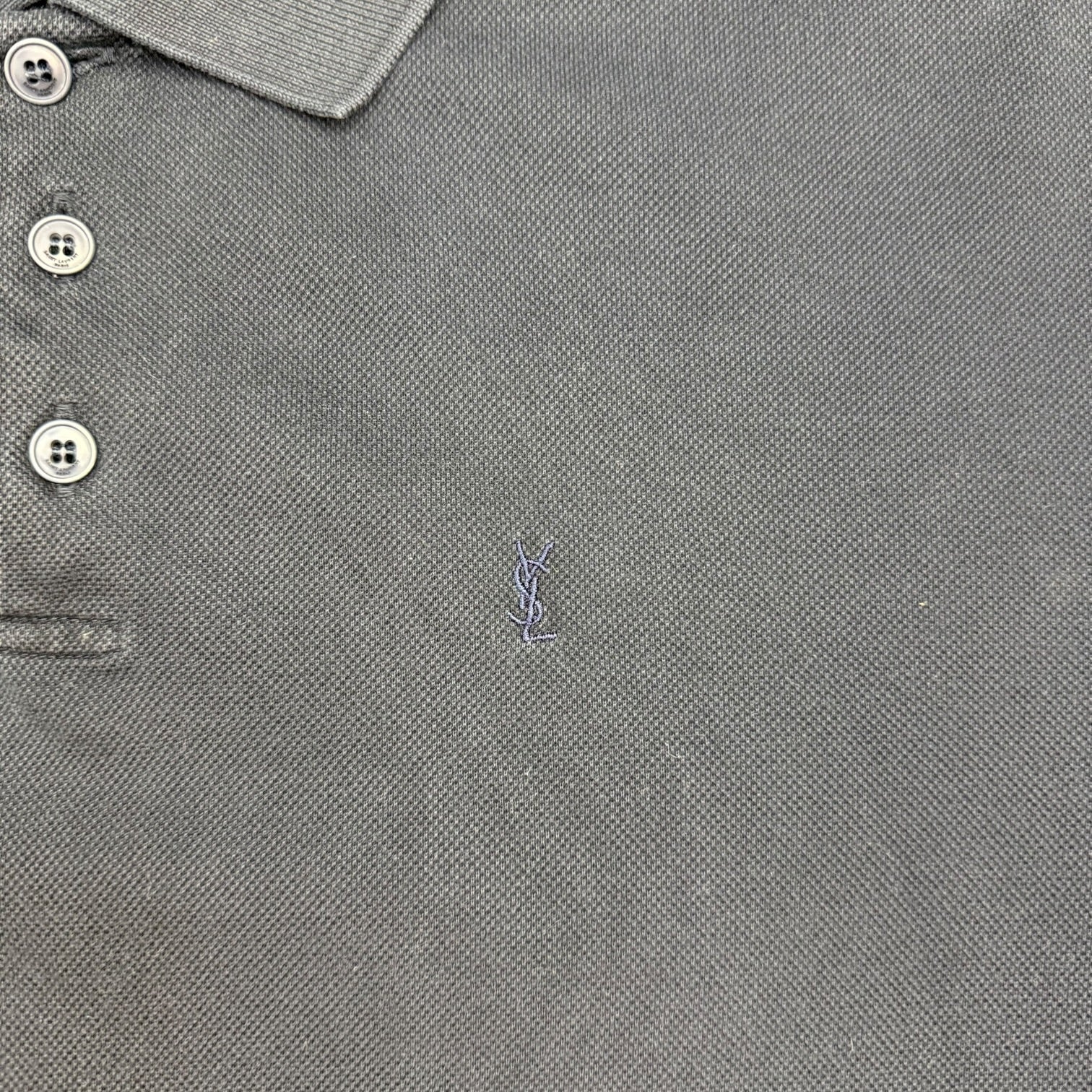 Yves Saint Laurent Polo Shirt Navy Blue