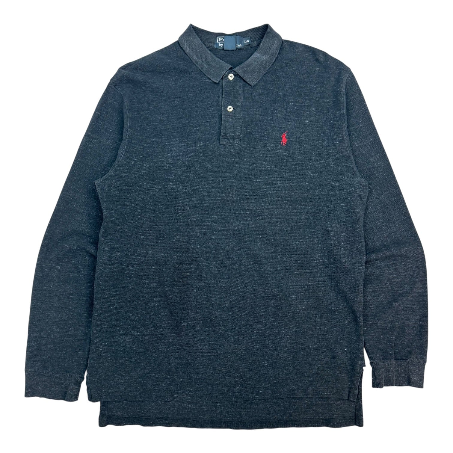 Vintage Polo Ralph Lauren L/S Button Up Shirt Dark Grey