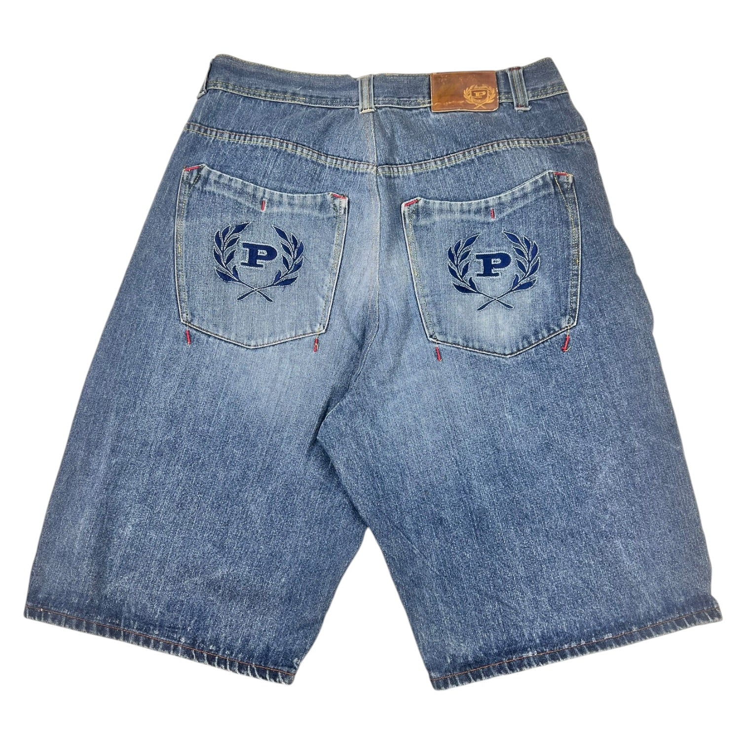 Vintage Phat Farm Embroidered Denim Jean shorts