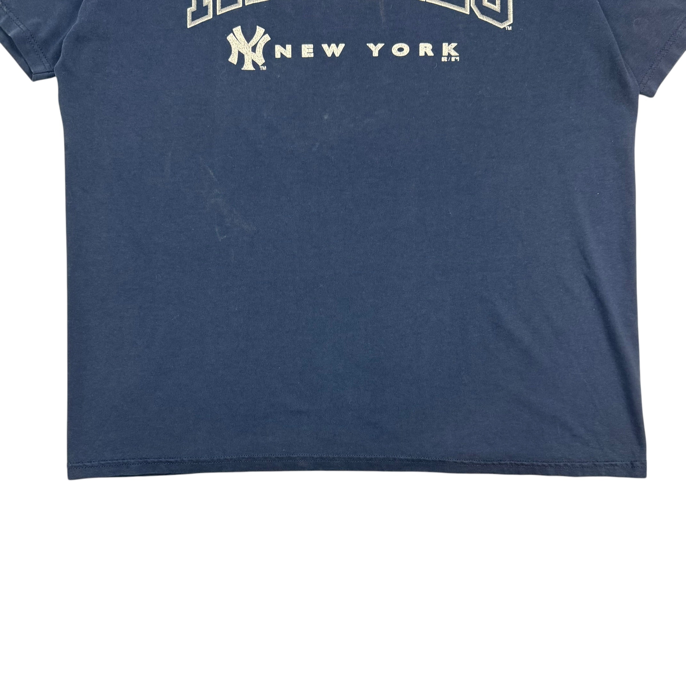 Vintage Russell Athletic New York Yankees Tee Navy Blue
