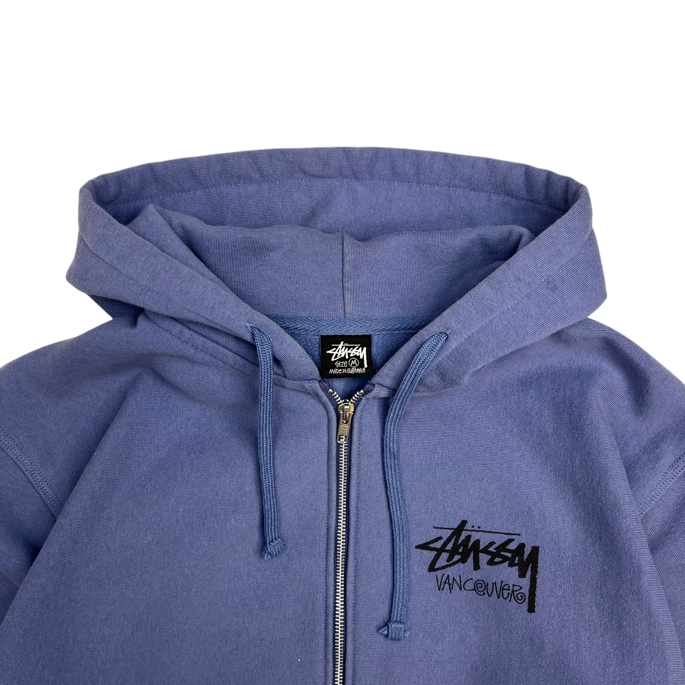 Stussy Vancouver Chapter Zip Up Hoodie Lavender Purple