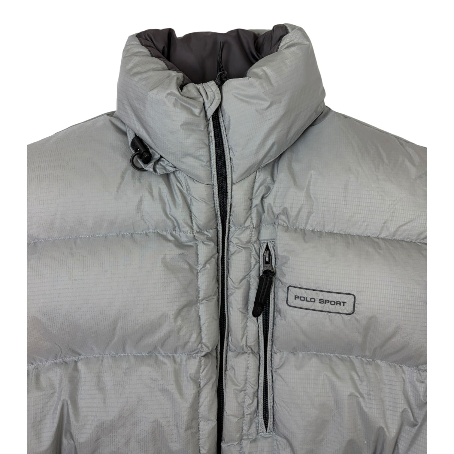 Vintage Polo Sport By Ralph Lauren Puffer Vest Grey