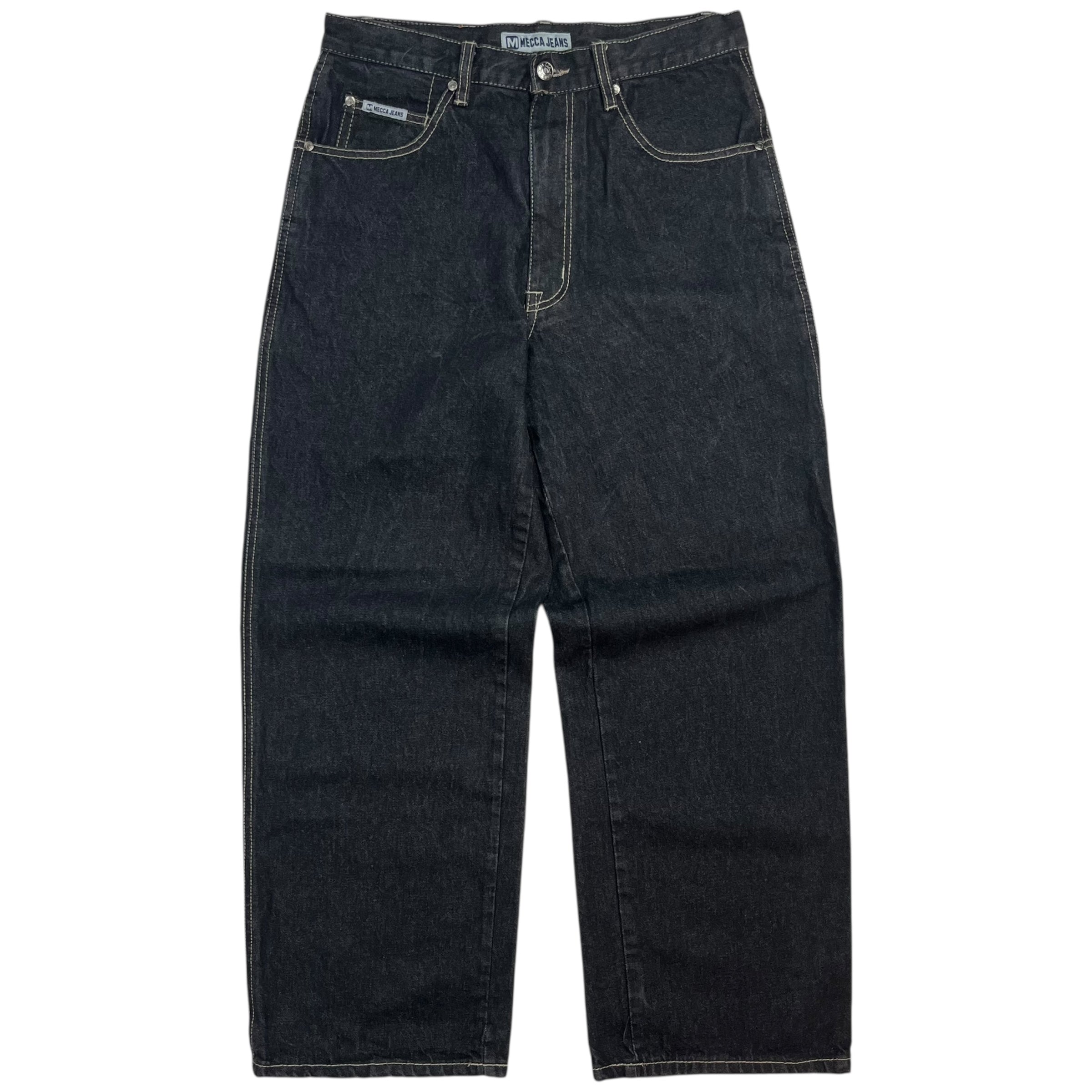 Y2K Mecca Denim Pants Black