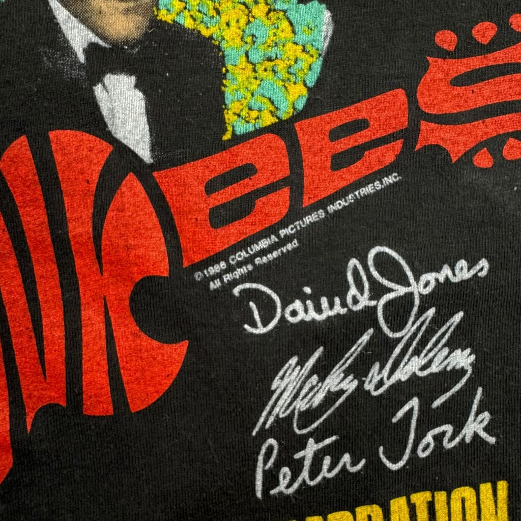 1986 Monkees  20th Anniversary World Tour T-Shirt