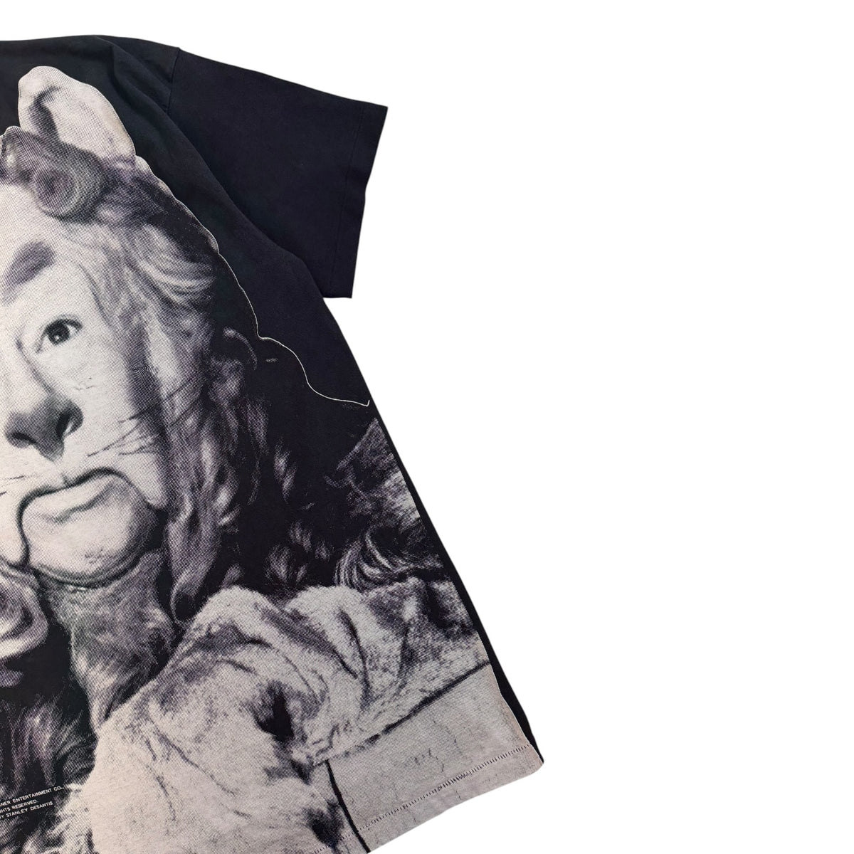 Vintage 1992 Wizard Of Oz “Cowardly Lion” Stanley Desantis AOP T-Shirt