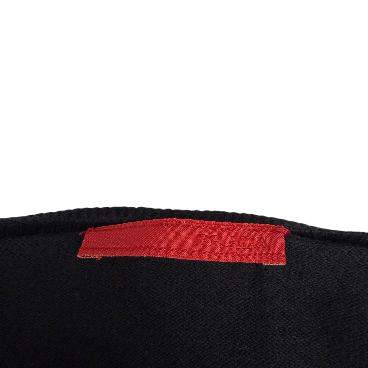 (W) Prada Knit Sweater Black