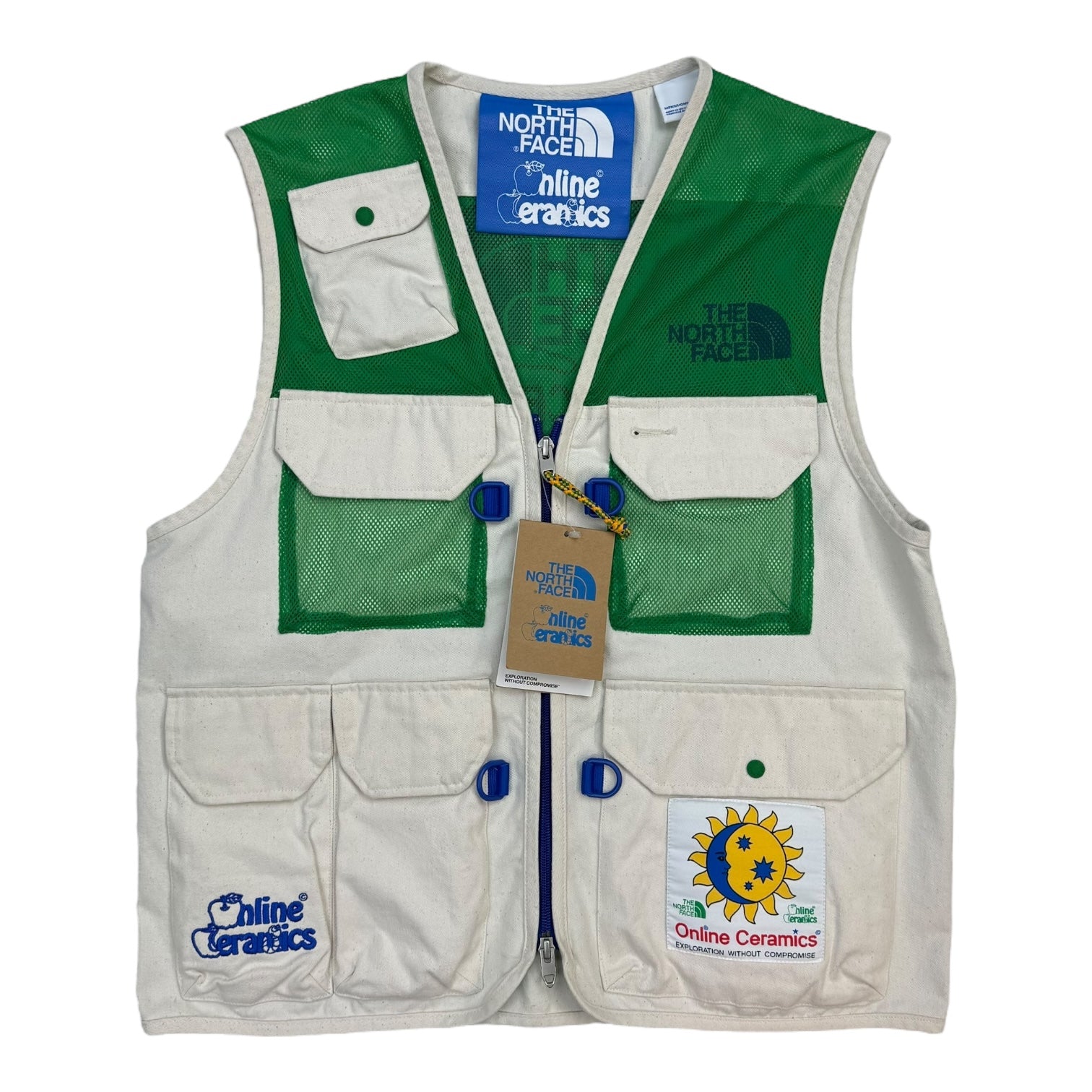 The North Face x Online Ceramics M66 Utility Vest Cream/Green