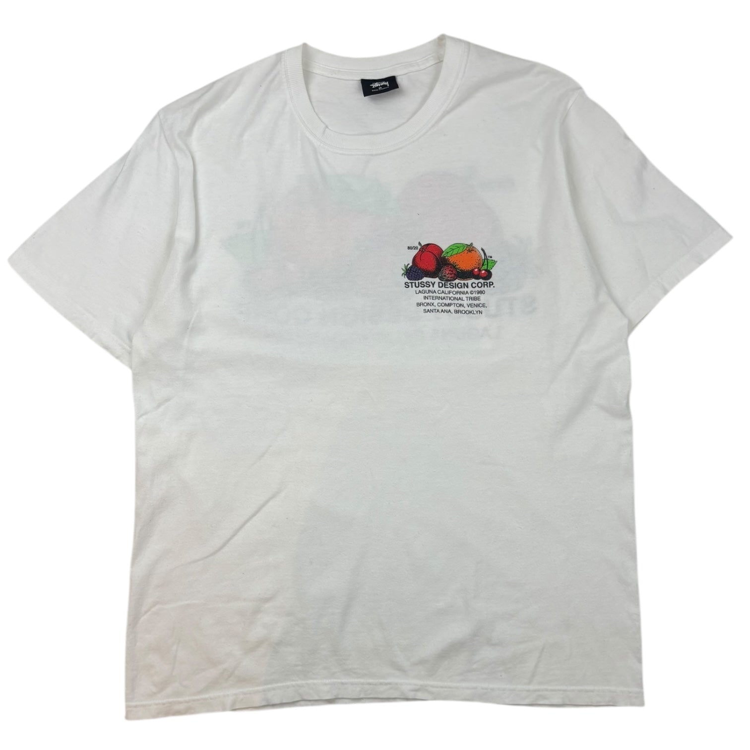 Stussy Fresh Fruit T-Shirt White
