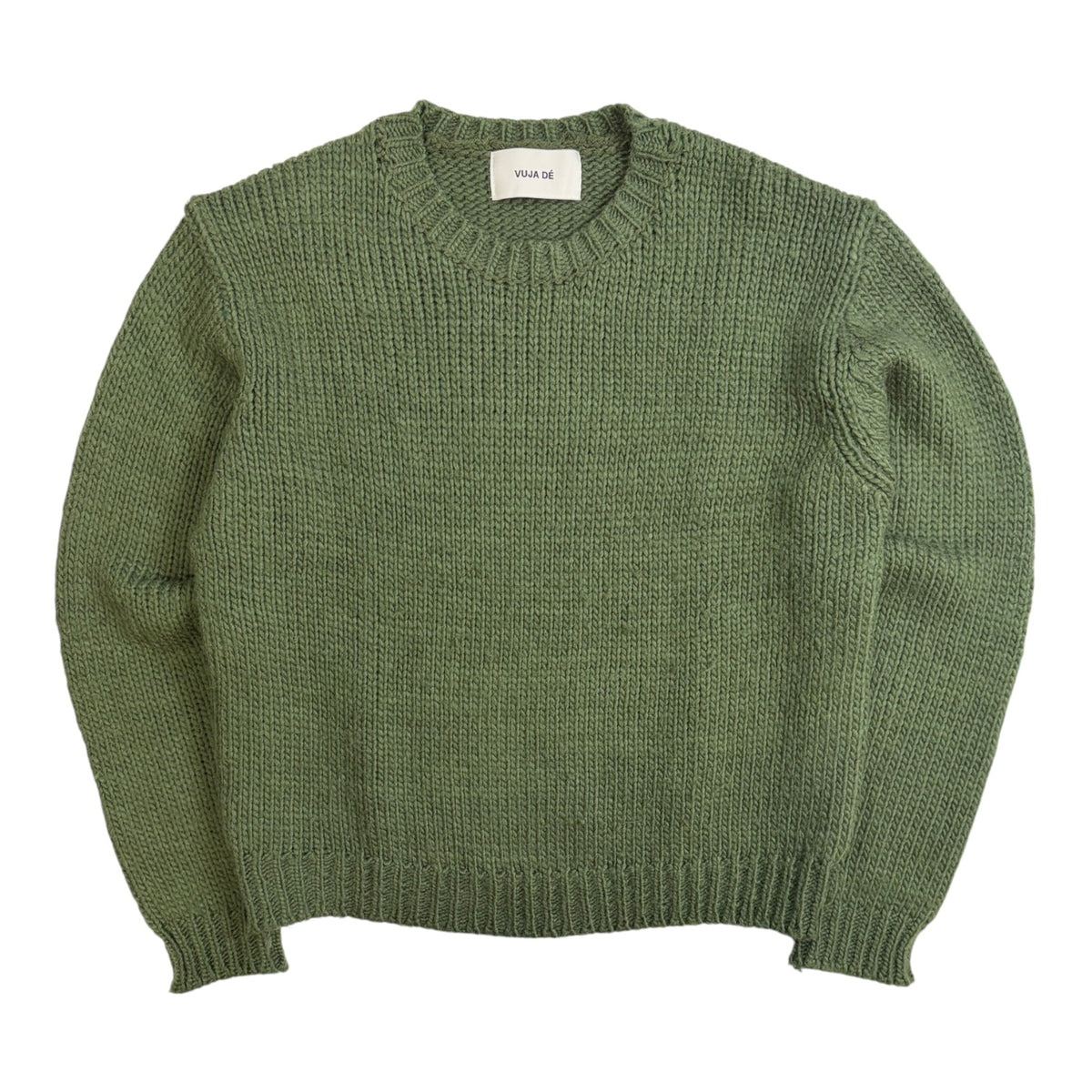 Vuja De Low Gauge Knit Sweater Moss