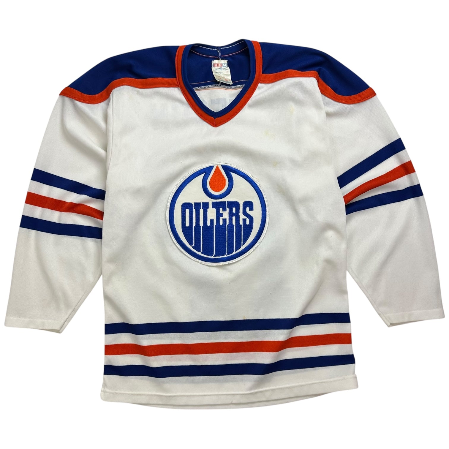 Vintage CCM Edmonton Oilers Away Jersey