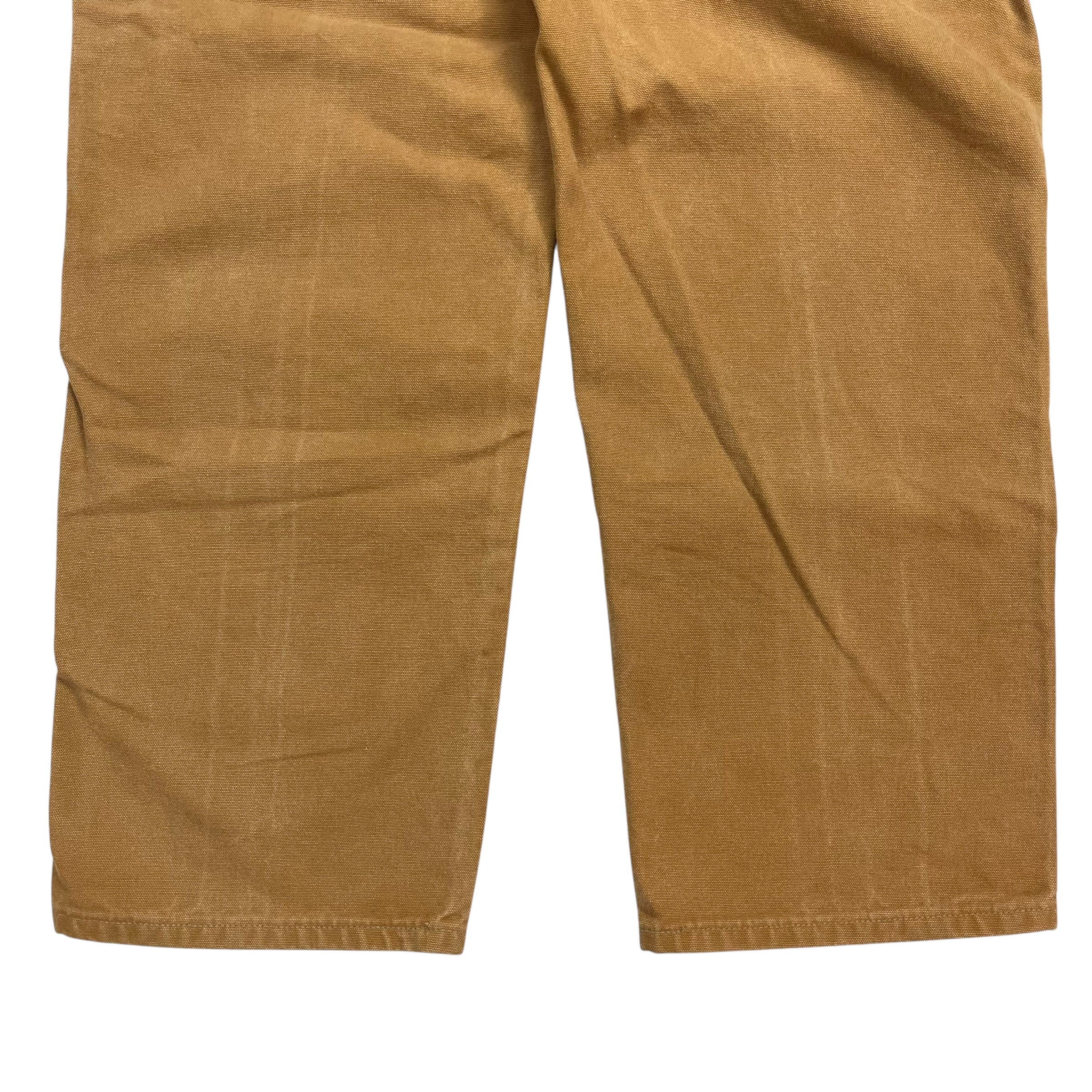Vintage Carhartt Double Knee Denim Pants Tan