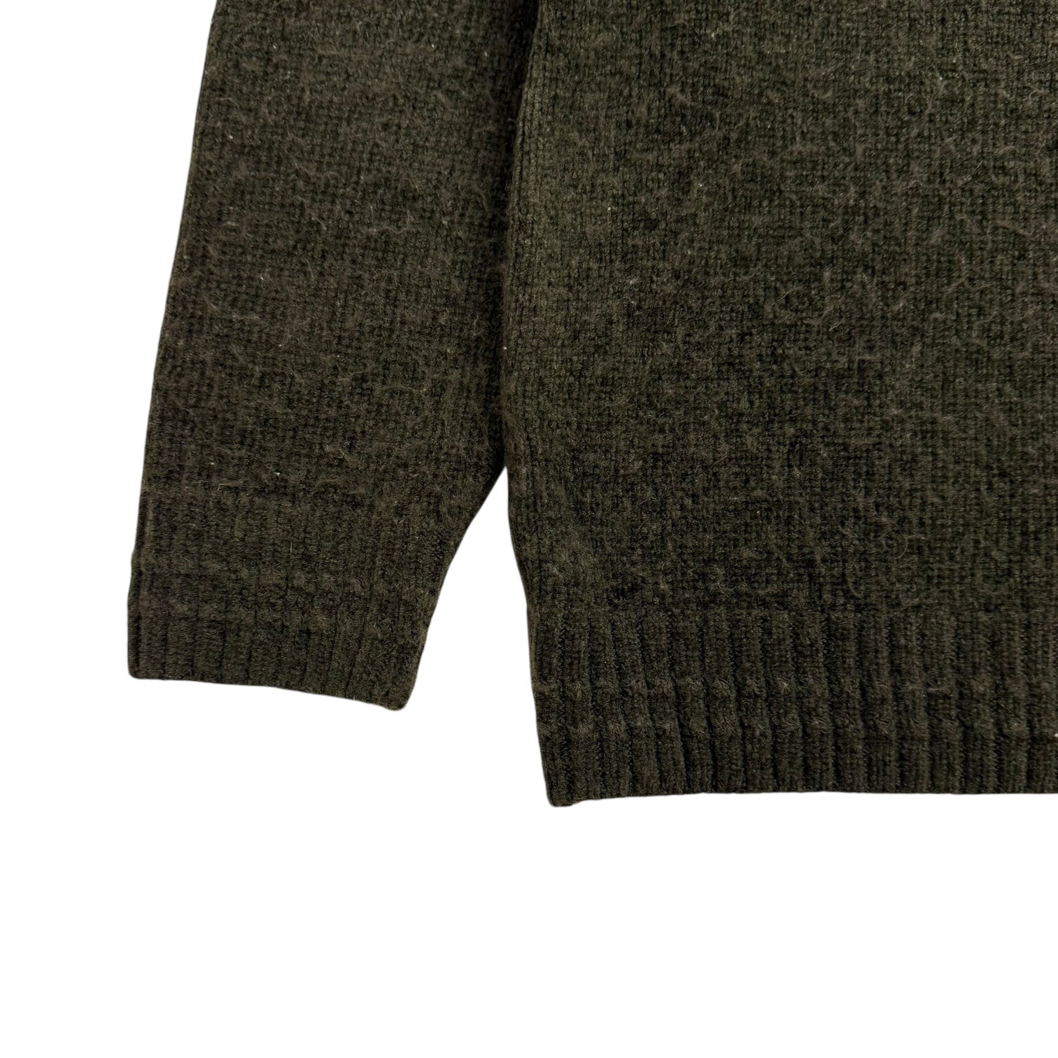 Vintage Holt Renfrew Knit Sweater Dark Green