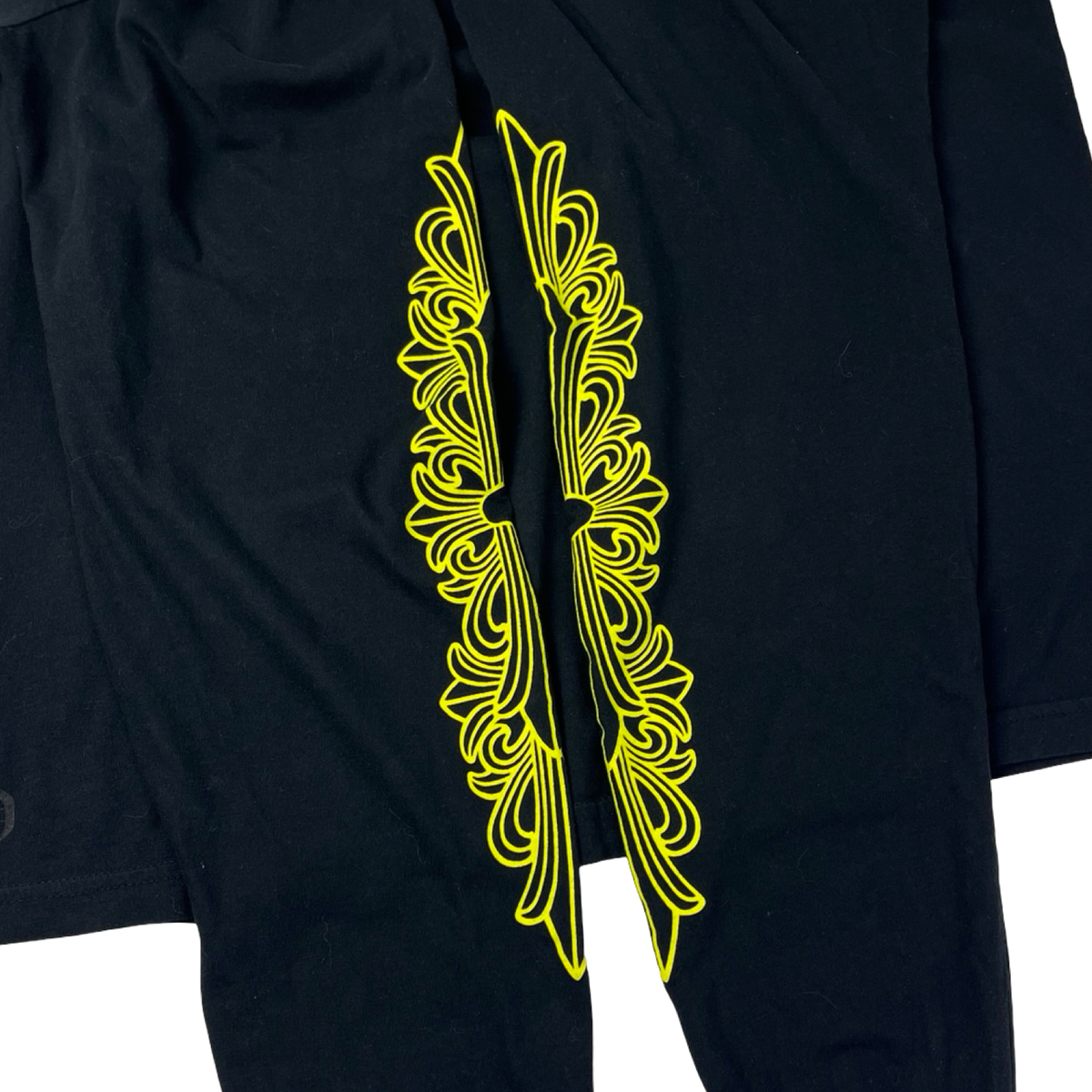 Chrome Hearts Made In Hollywood Pocket Long-Sleeve Shirt Black/Yellow