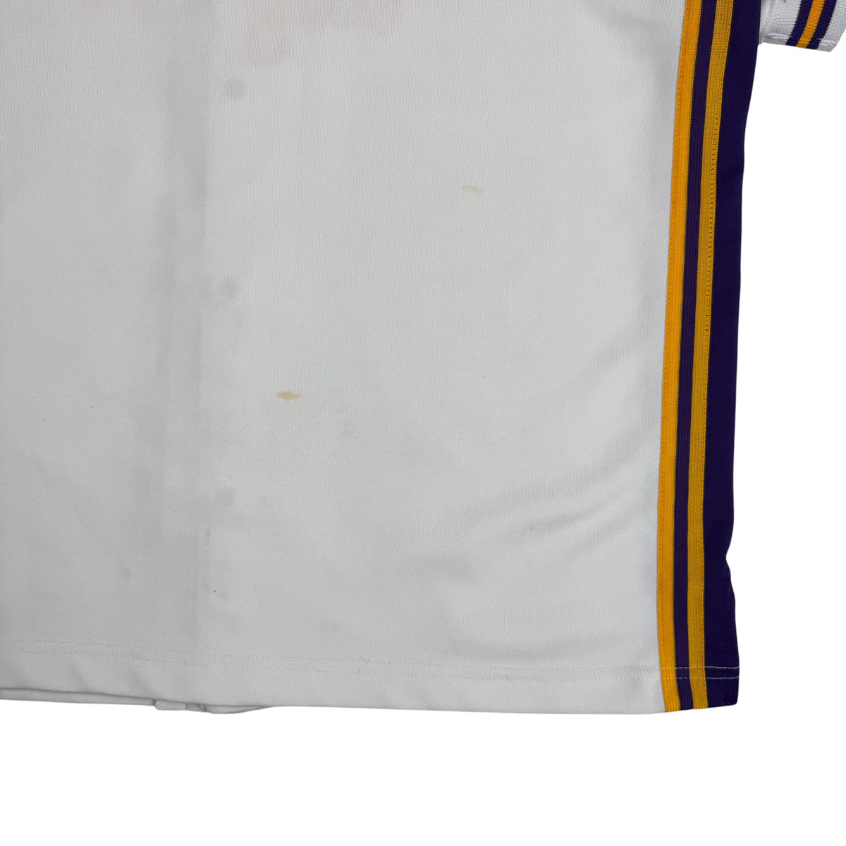 Vintage Nike Los Angeles Lakers Snap Button Shootaround Jersey White