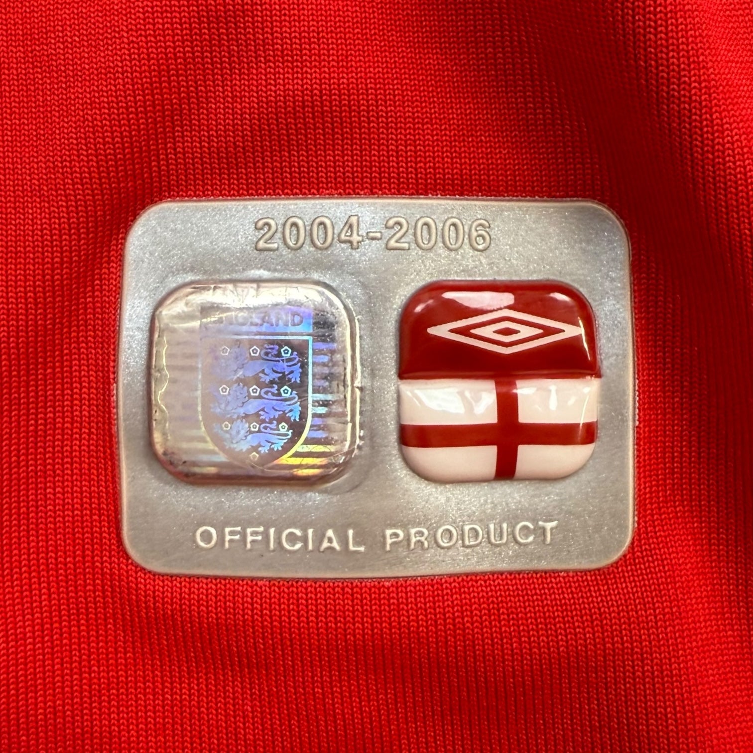 2006 Umbro England National Team Jersey Red