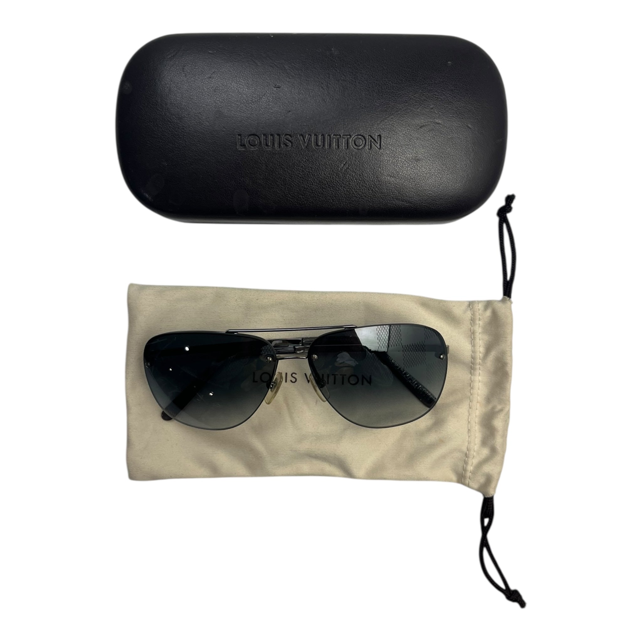 Louis Vuitton Socoa Damier Aviators Sunglasses