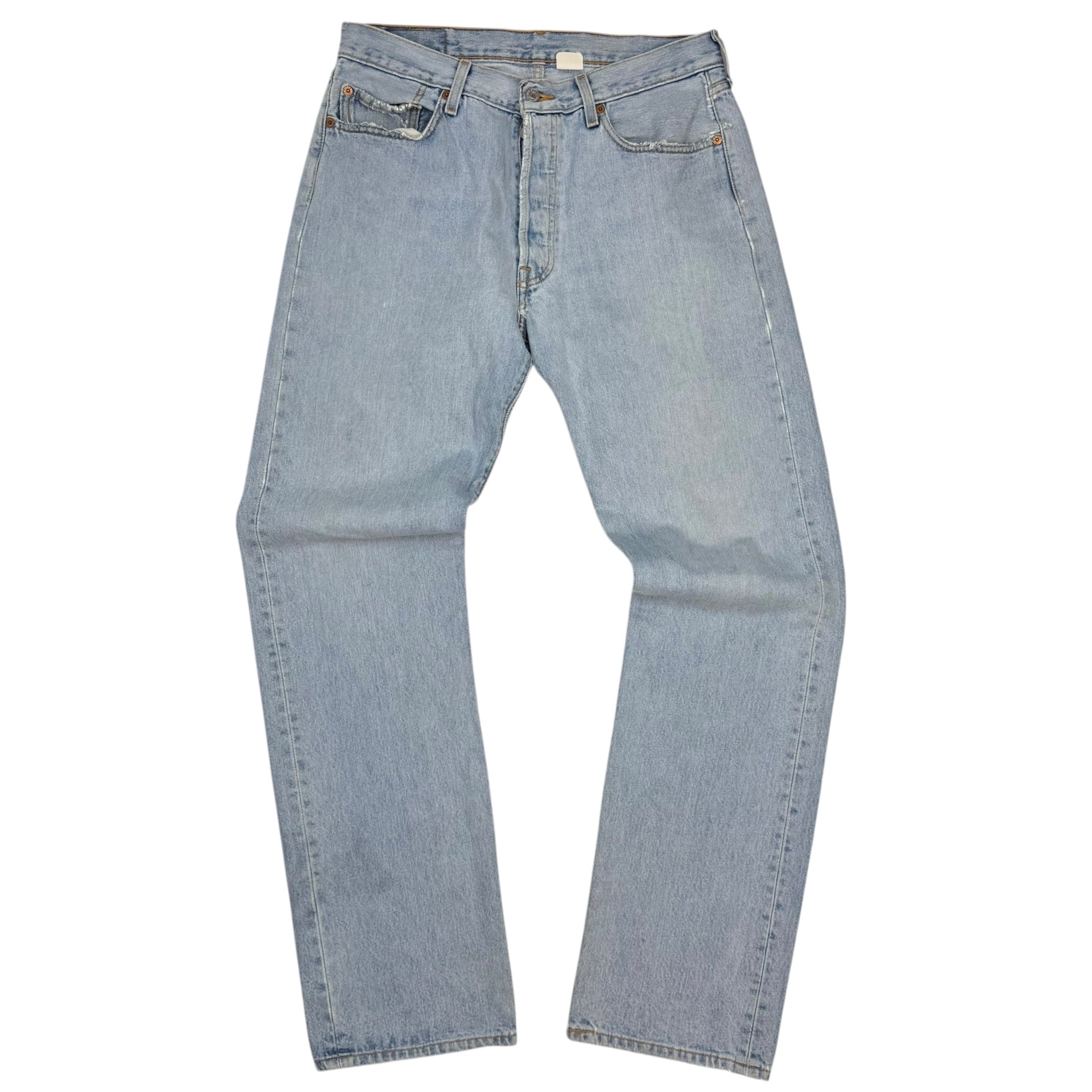 Vintage Levi’s 501 Blank Tab Light Wash Jeans Blue