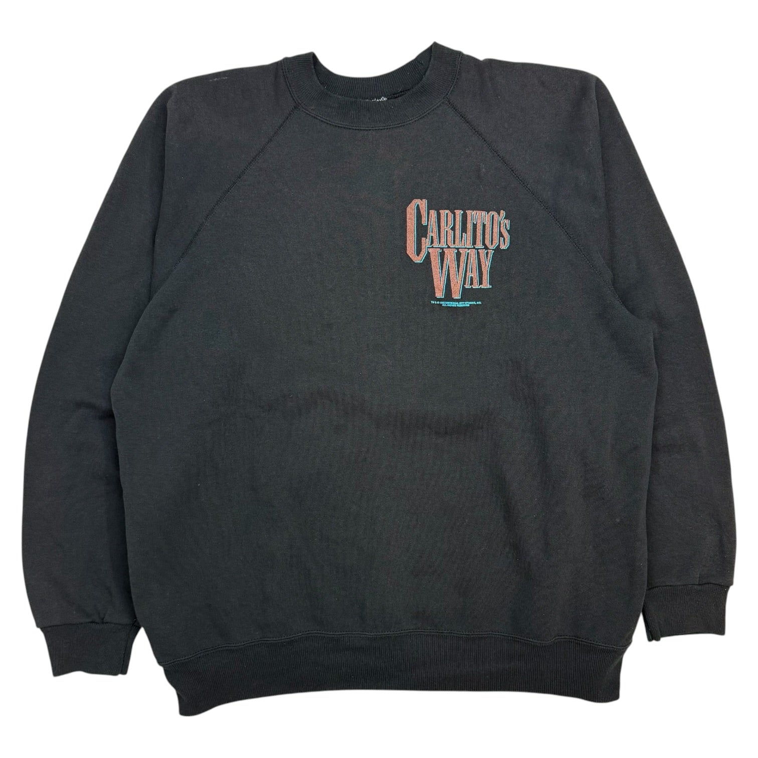 Vintage Carlitos Way Al Pacino Promo Crewneck Black