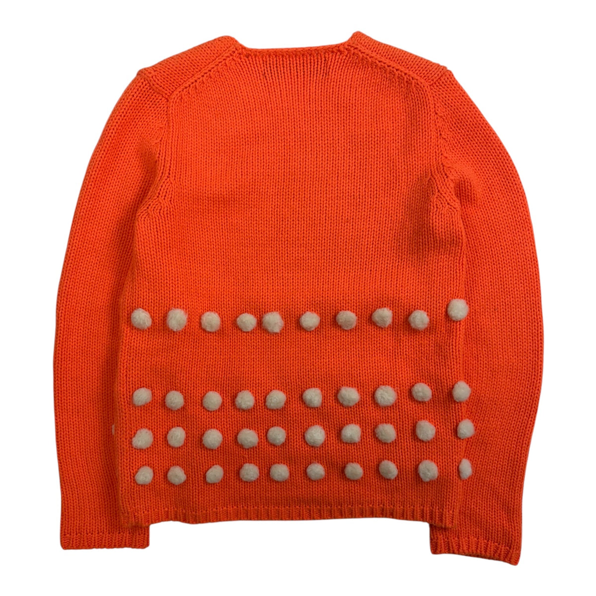 Comme Des Garçons Homme PomPom Knit Sweater Orange
