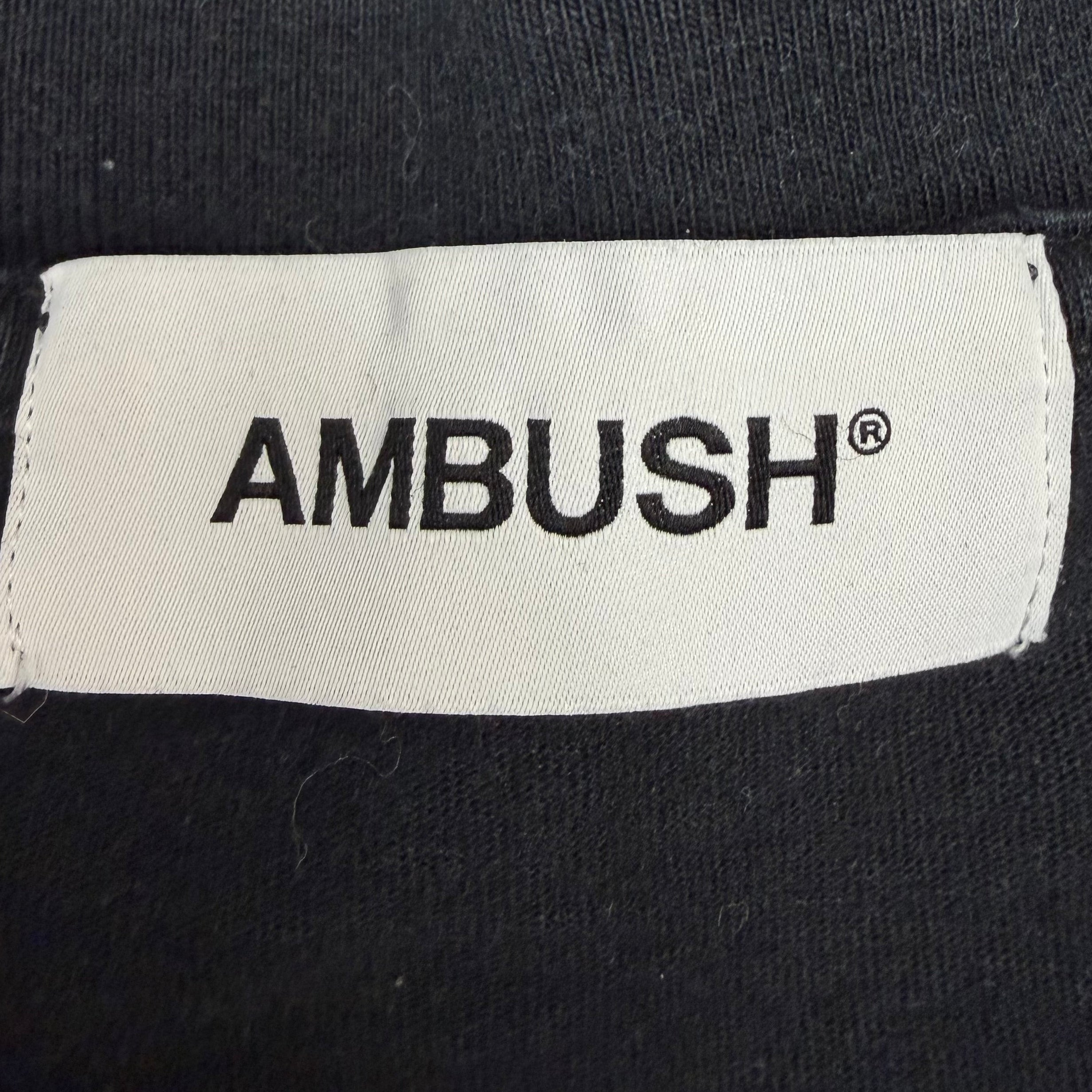 Ambush Black XL Logo Longsleeve Shirt Black