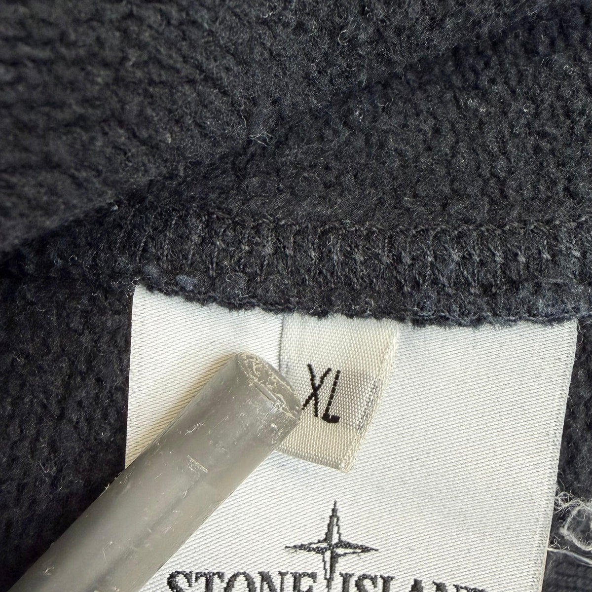 Stone Island Organic Fleece Sweatshirt Black