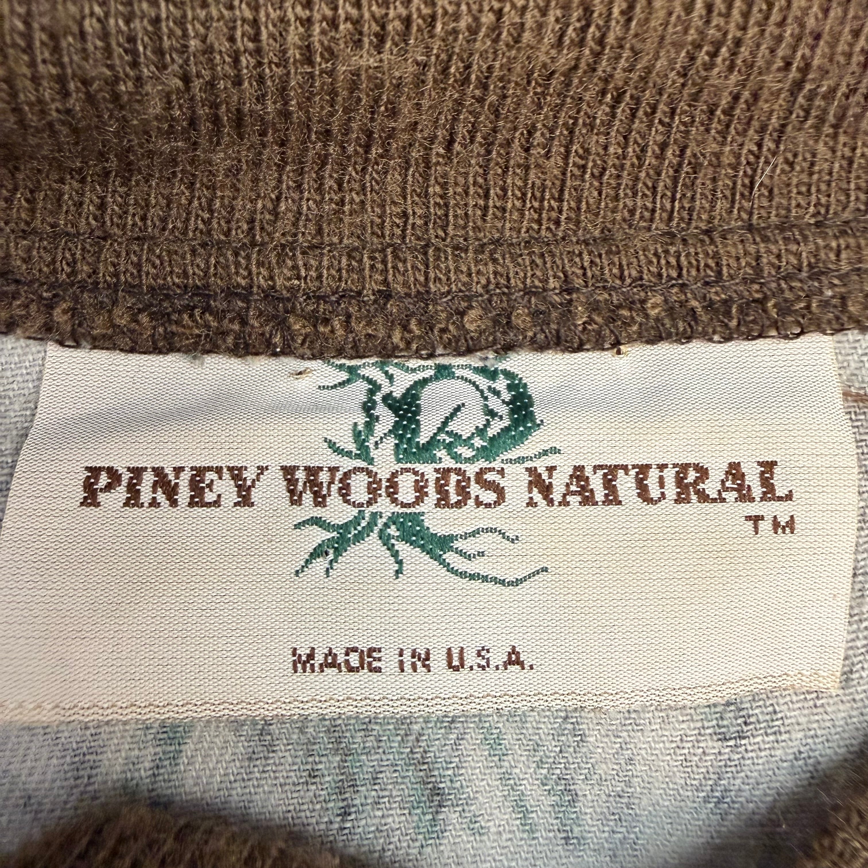Vintage Piney Woods Natural Button Up Jacket Camo