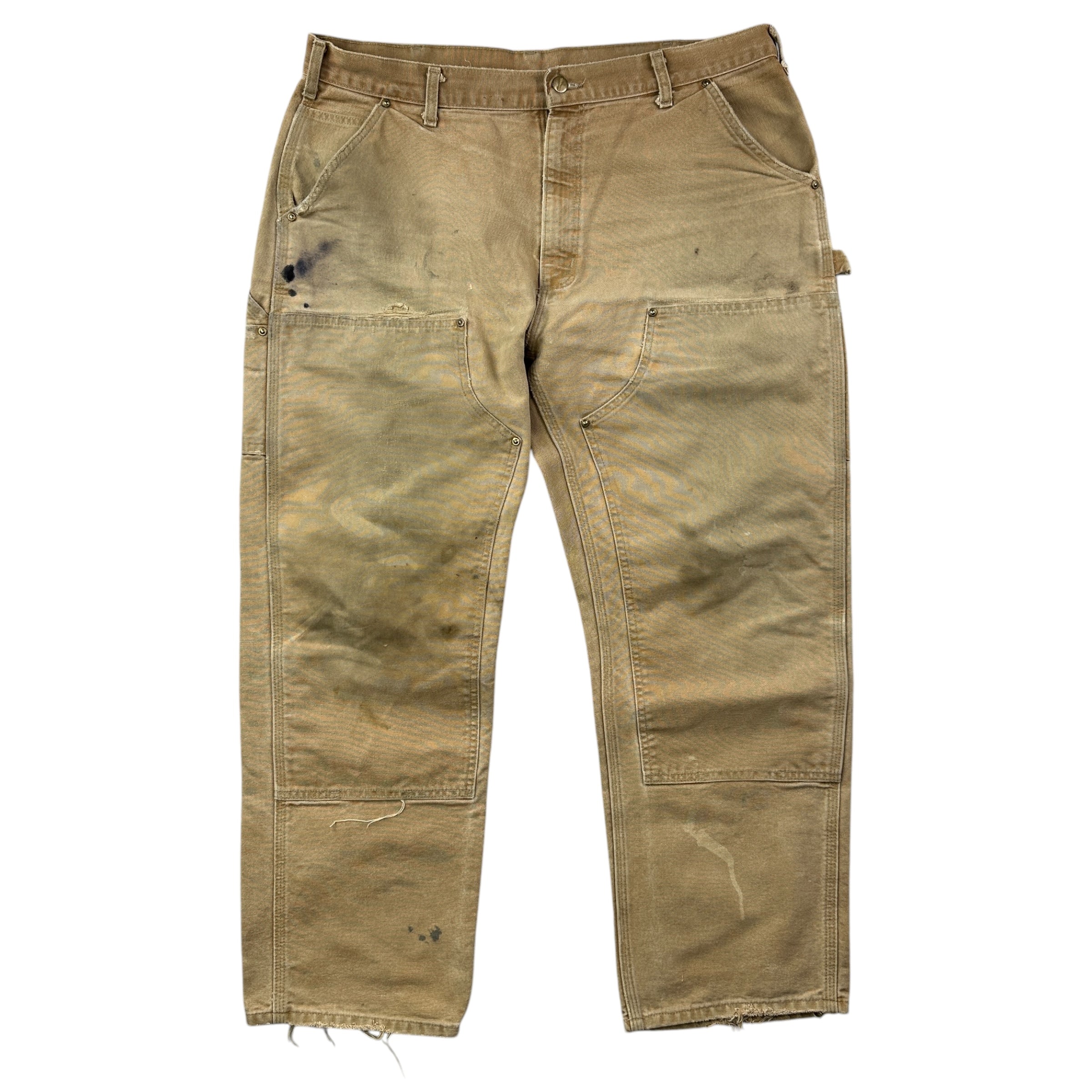 Vintage Carhartt Double Knees Pants Tan