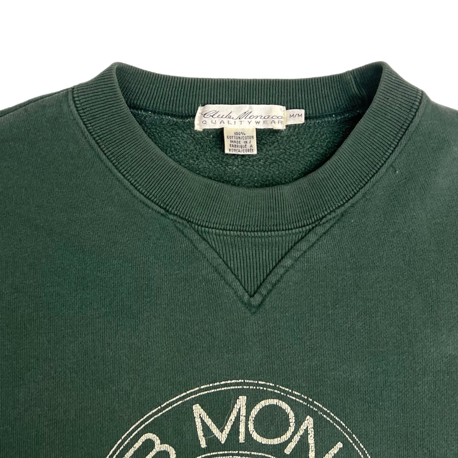 Vintage Club Monaco Crewneck Dark Green