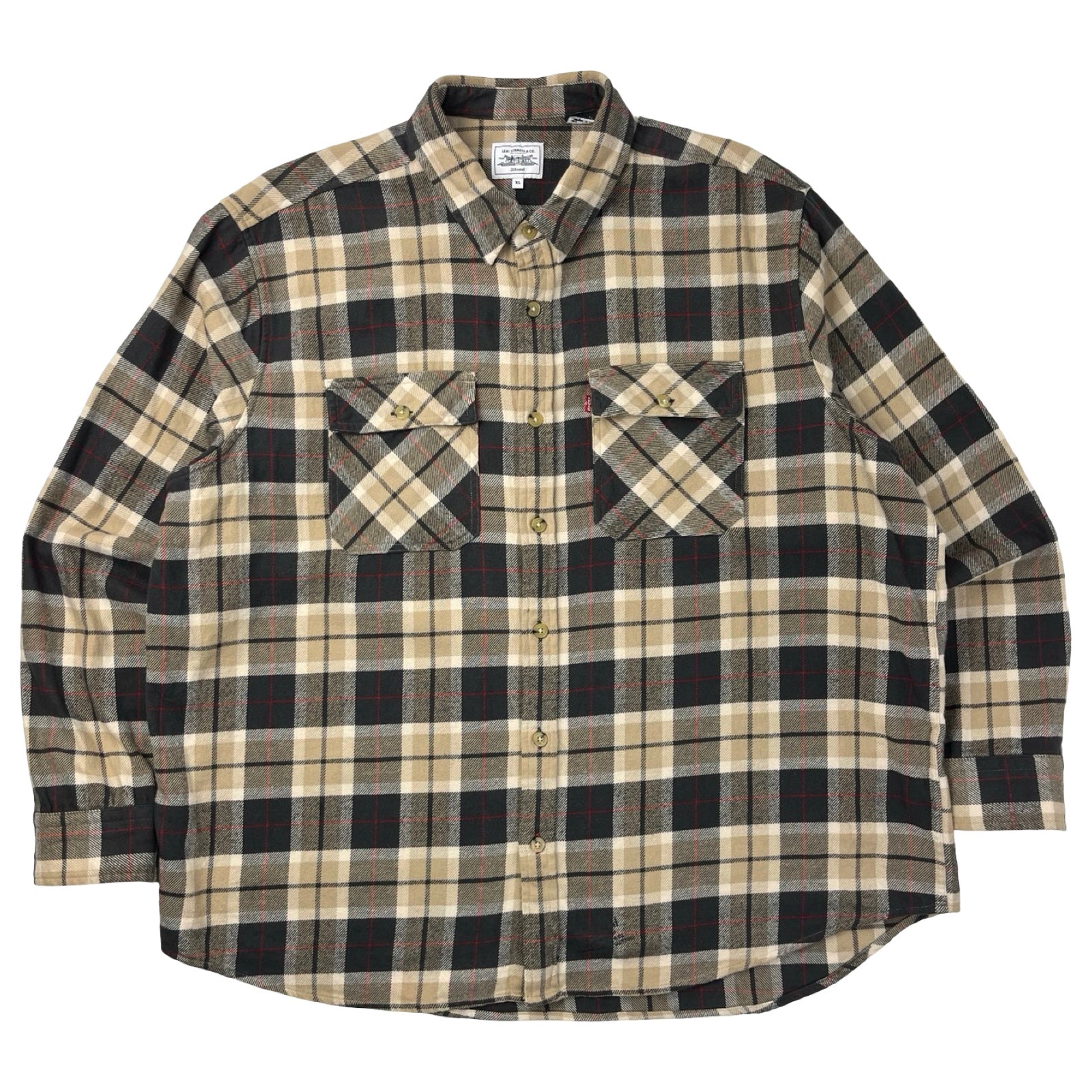 Levi's JJJJound Plaid Flannel Shirt
