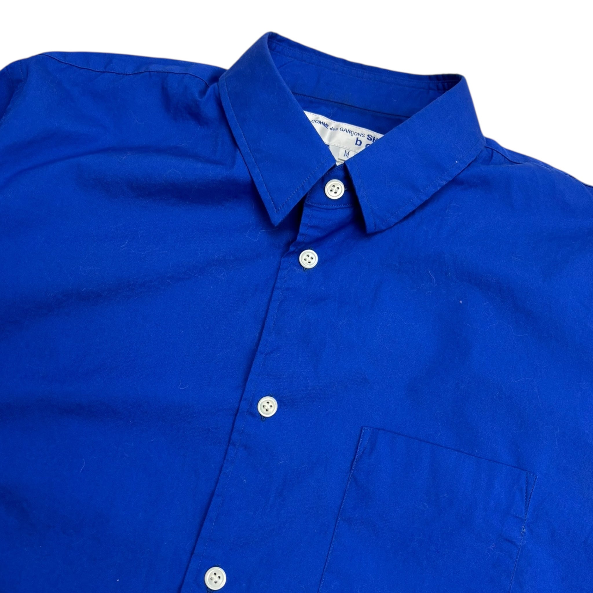 Comme des Garçons Boys Button-Up Shirt Blue