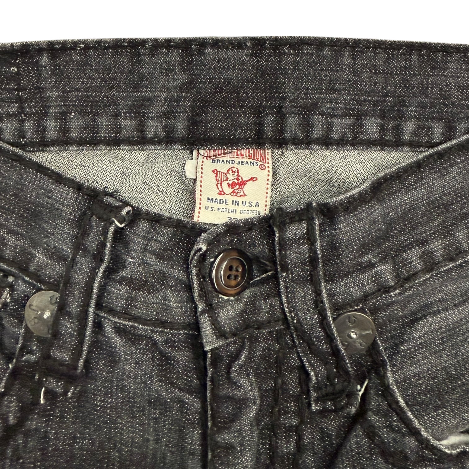 Vintage Y2K True Religion Ricky Jeans Black