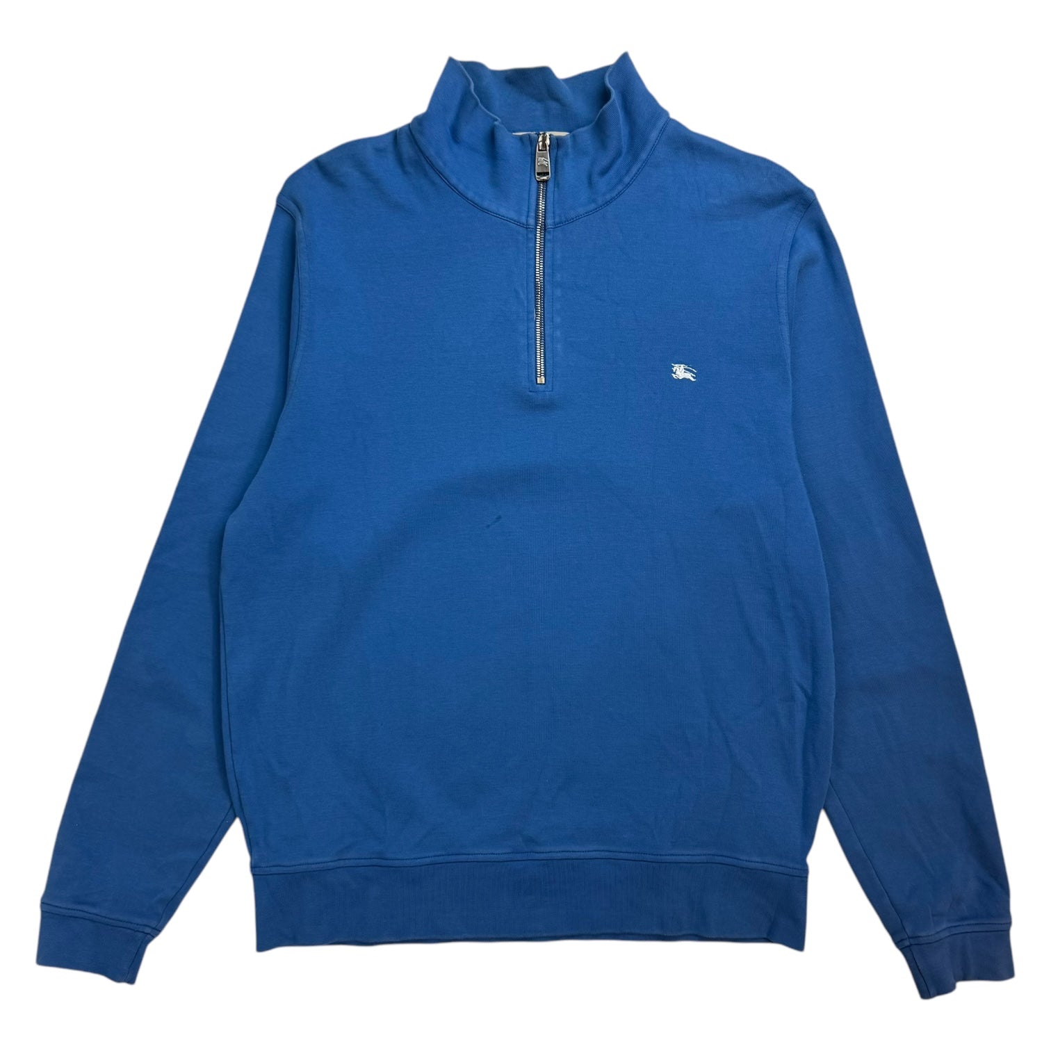 Burberry Quarter Zip Sweater Blue