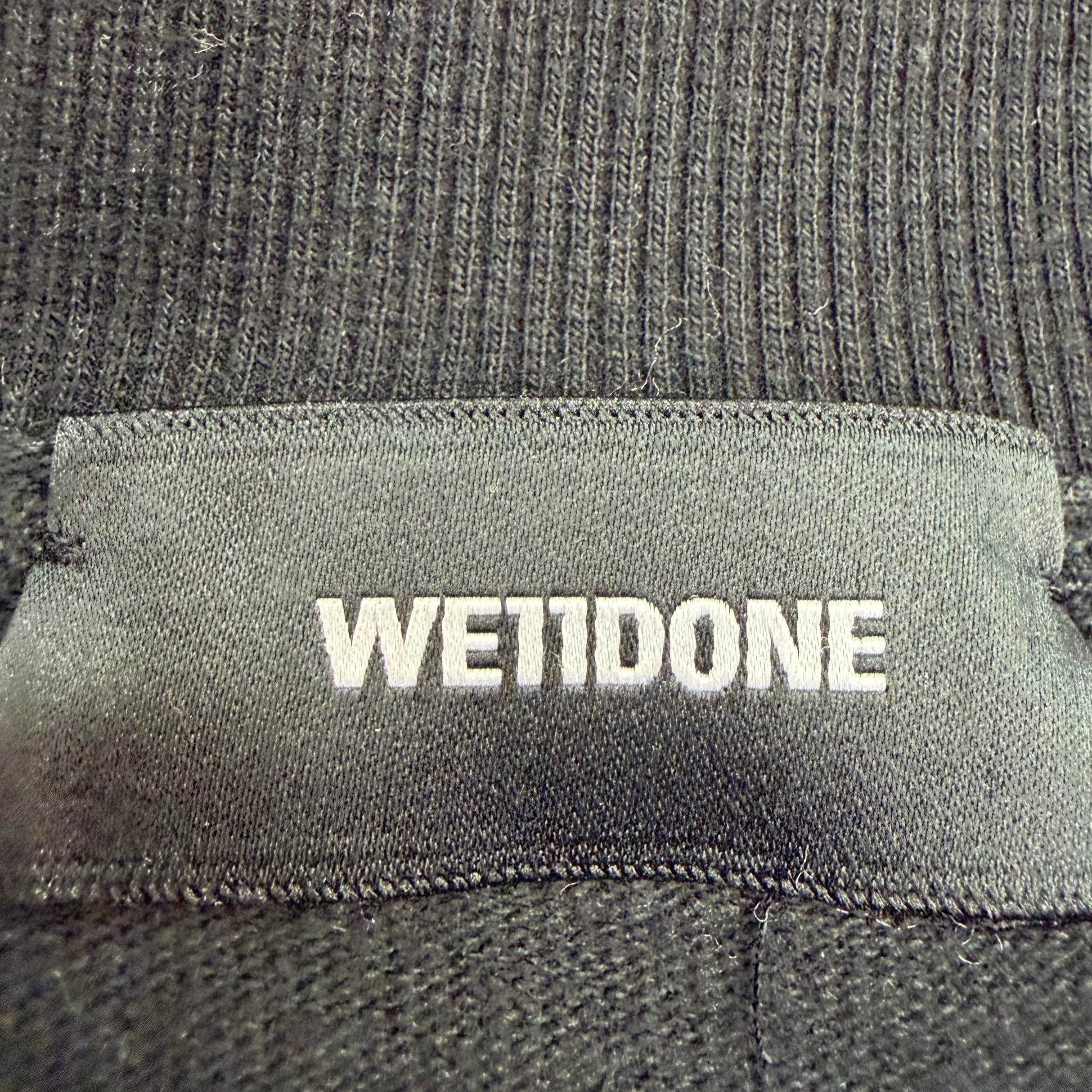 We11Done Logo Long Sleeve Shirt Black