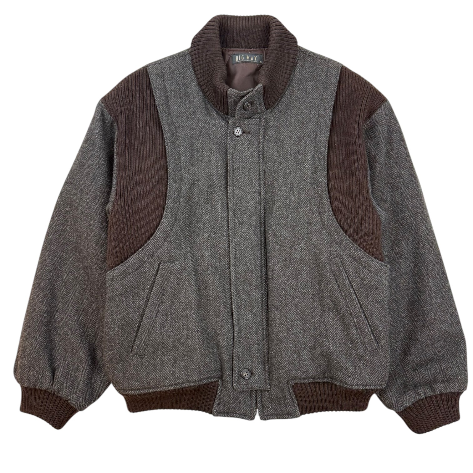 Vintage Big Way Wool Bomber Jacket