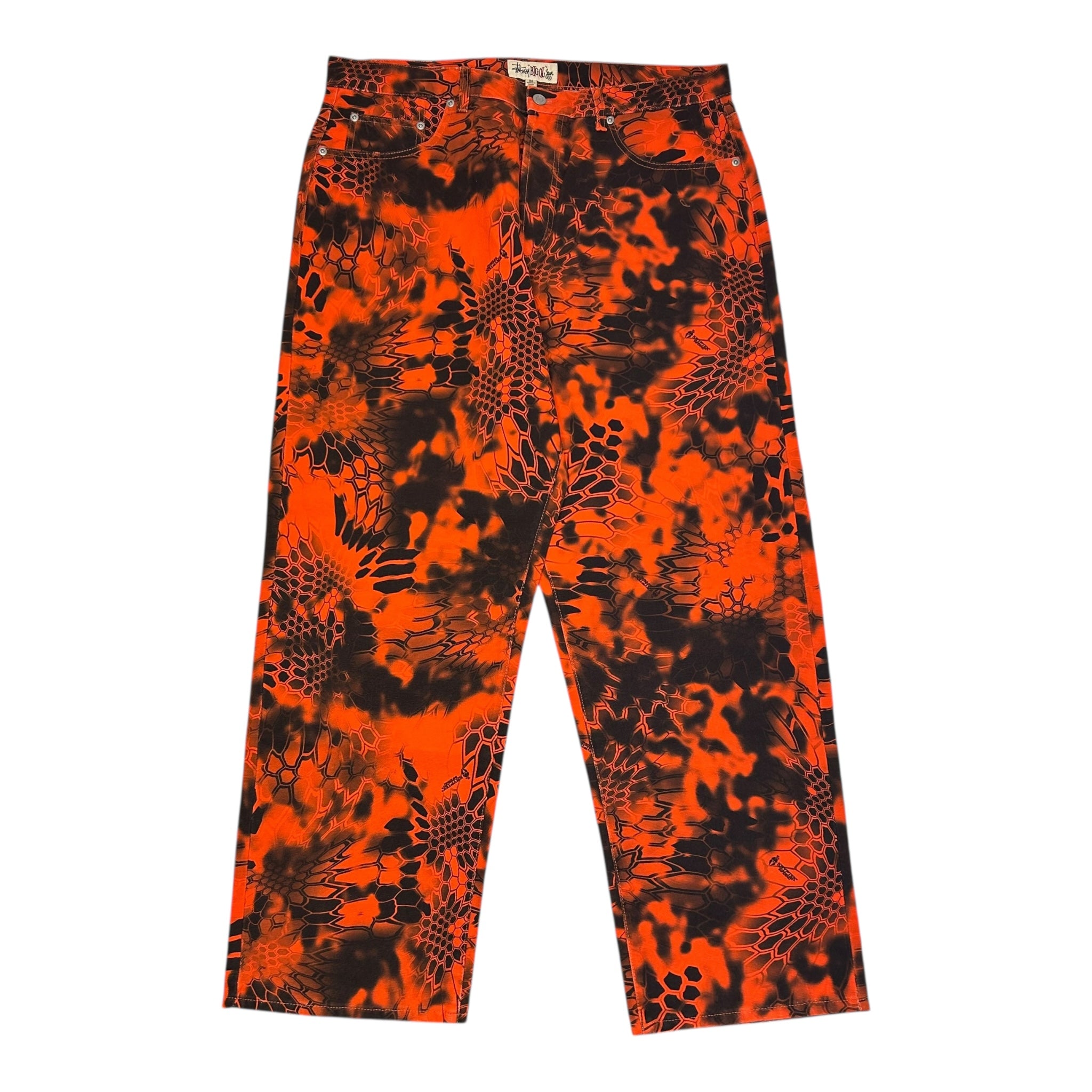 Stussy Big Ol’ Jeans Krytek Camo Orange