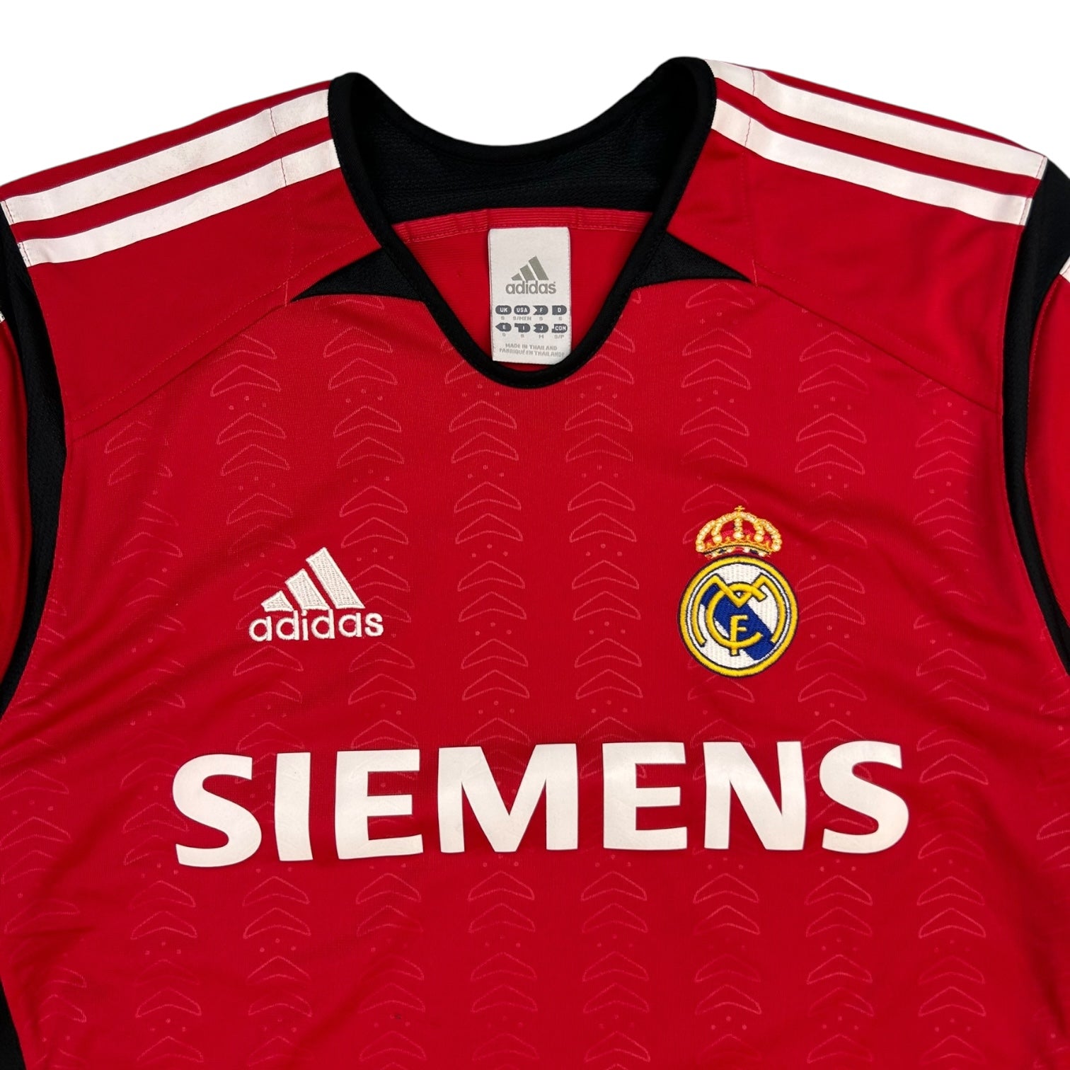 Vintage Adidas 2005-2006 Real Madrid GK Kit Jersey Red