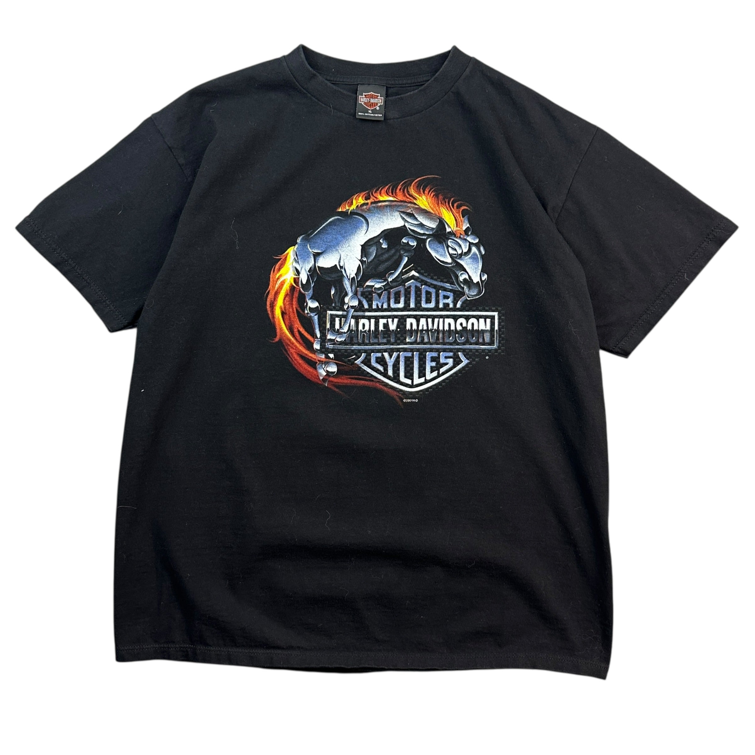 2001 Harley Davidson Gasoline Alley Red Deer Tee
