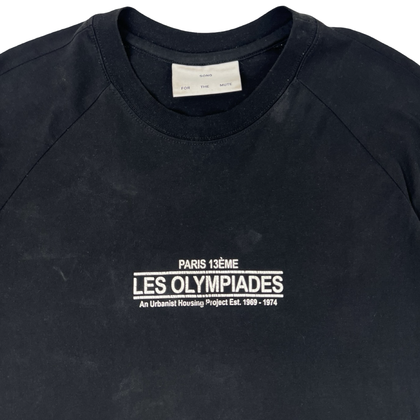 Song For The Mute “Les Olympiades” T-Shirt Black