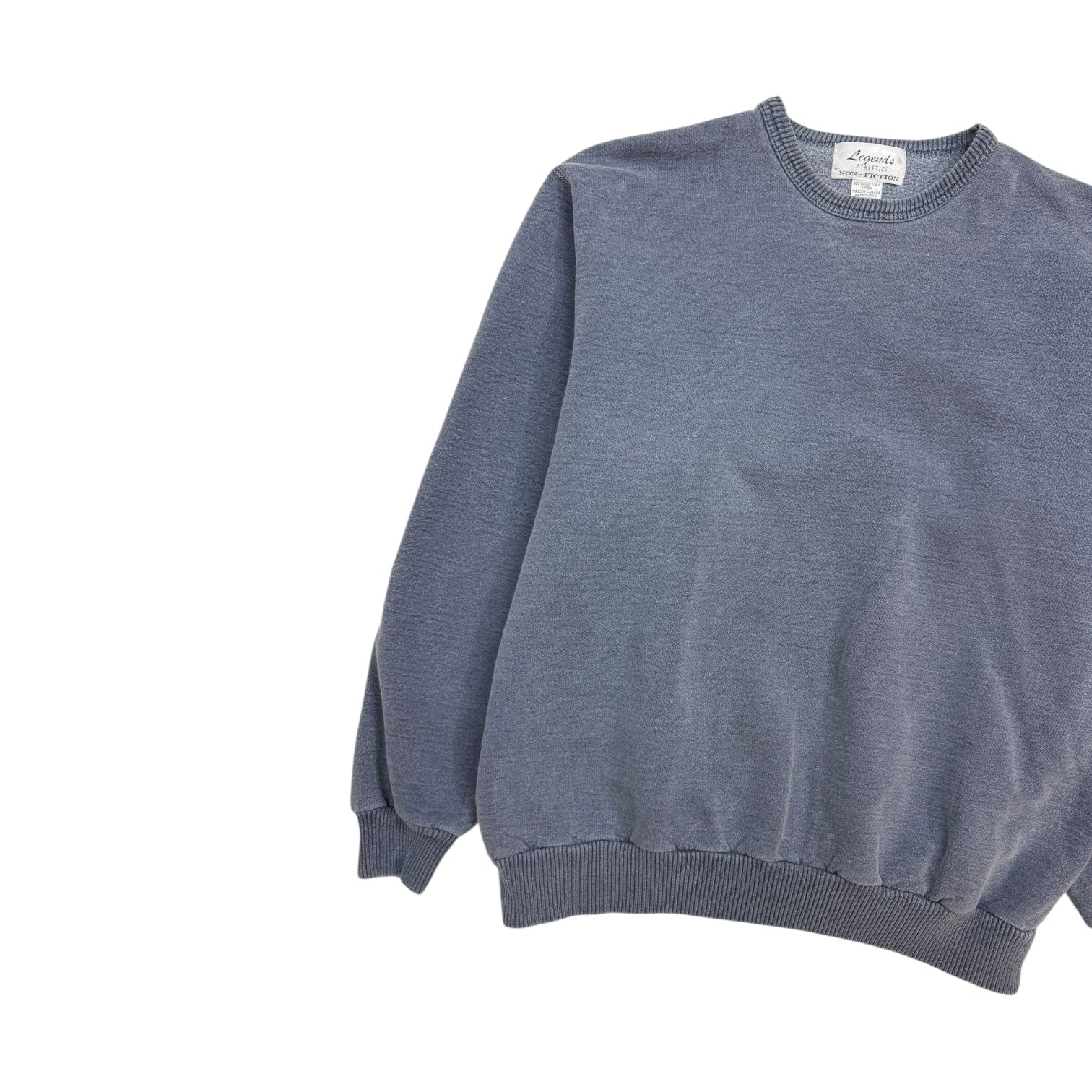 Vintage Non Fiction Blank Crewneck Washed Navy
