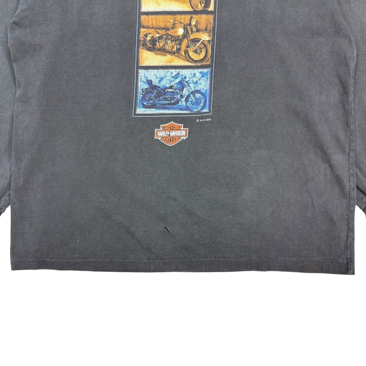 Vintage Harley Davidson Of Alberta L/S Tee Black