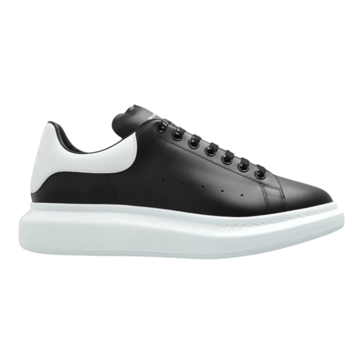 Alexander McQueen Oversized Lace-Up Sneakers Black/White (Used)
