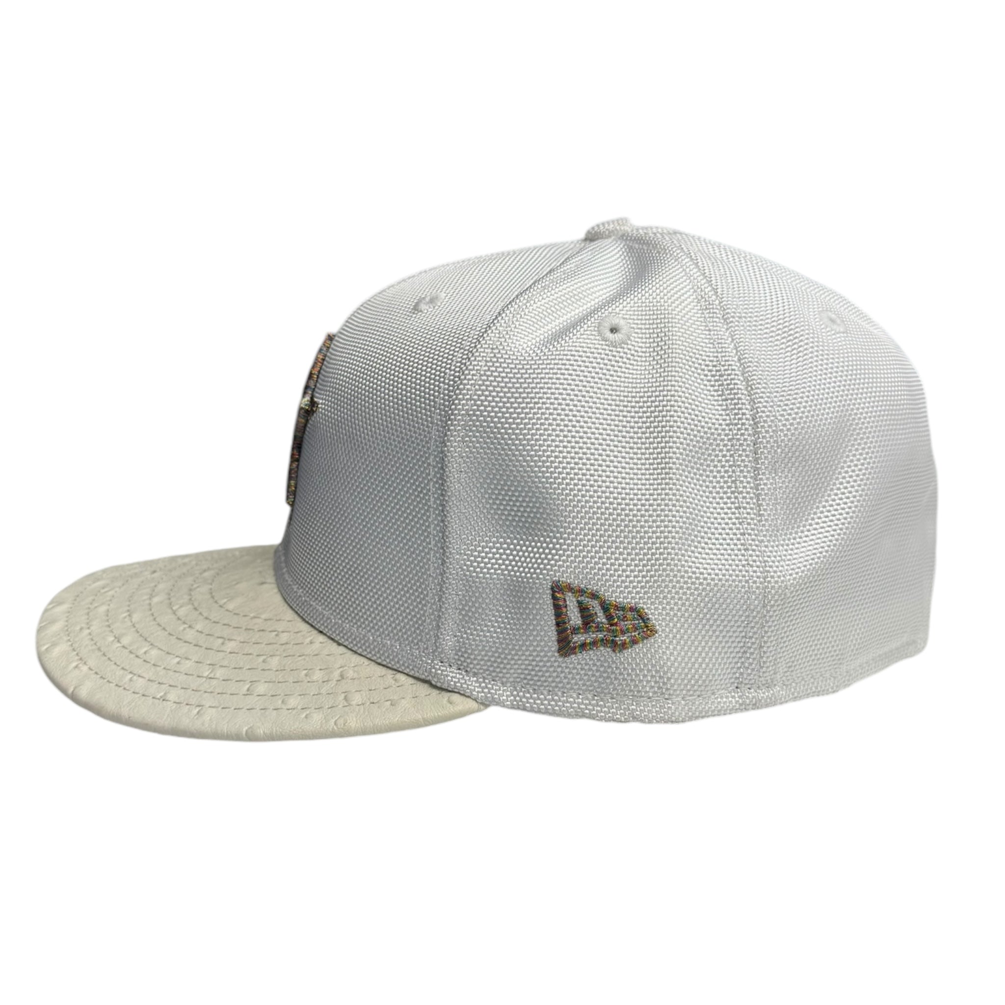 Dallas Cowboys Ostrich Brim Platinum Hat