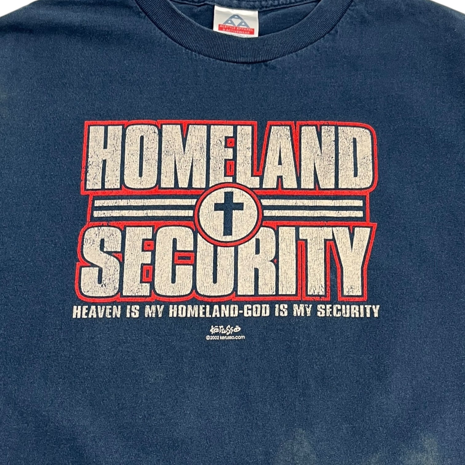 2002 Homeland Security “Heaven & God” Parody T-Shirt