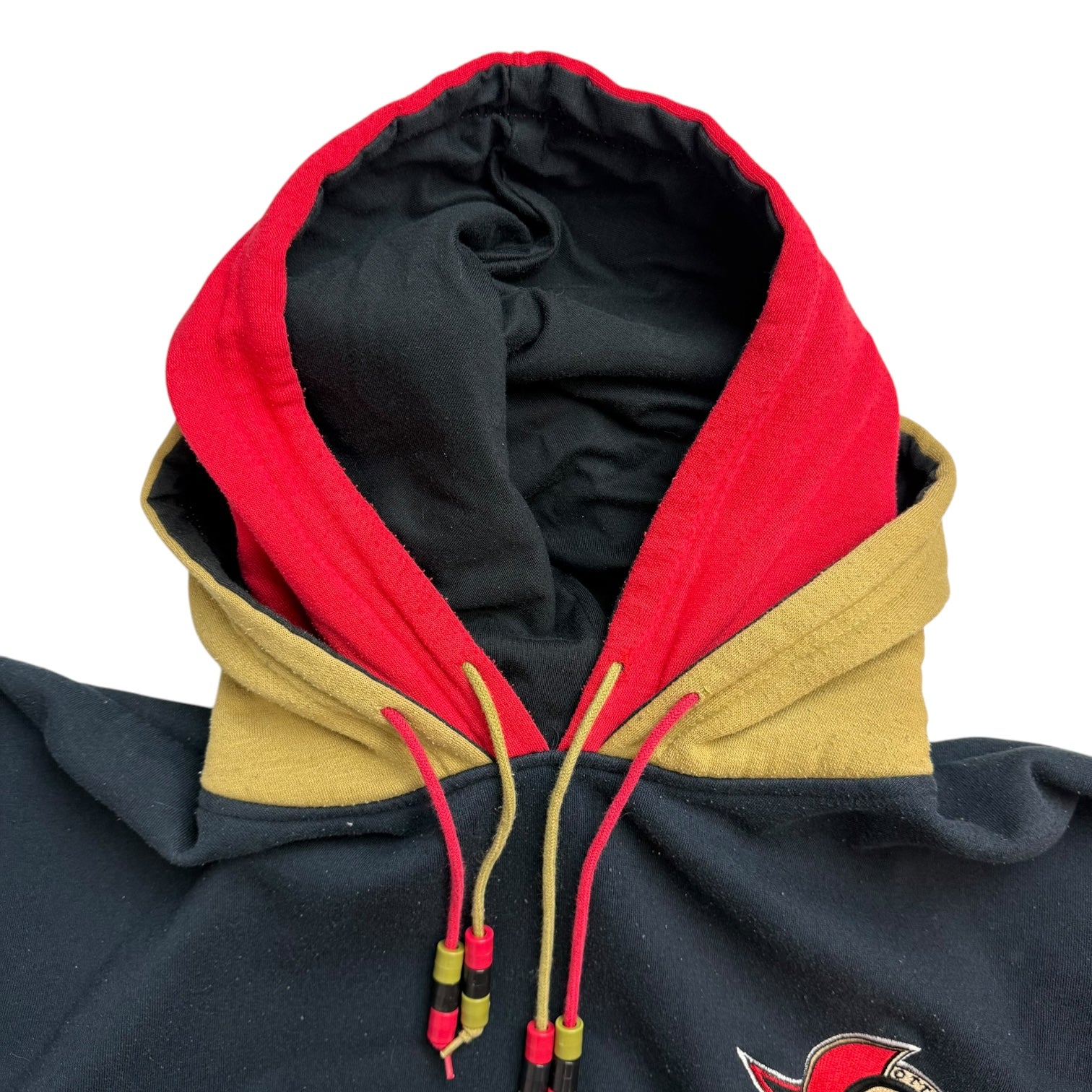 Vintage Starter Ottawa Senators Double Hoodie Black/Red